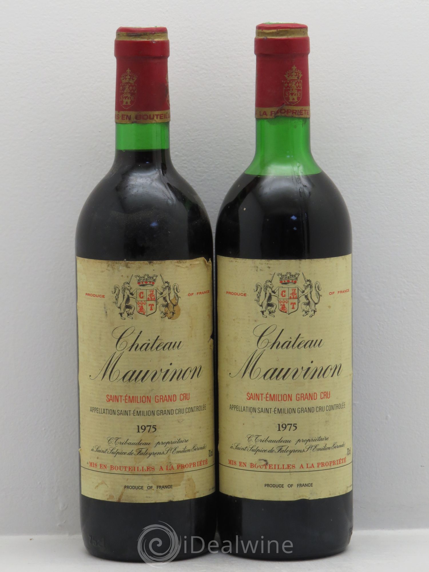 Saint-Émilion Mauvinon 1975 - Posten von 2 Flaschen - 0