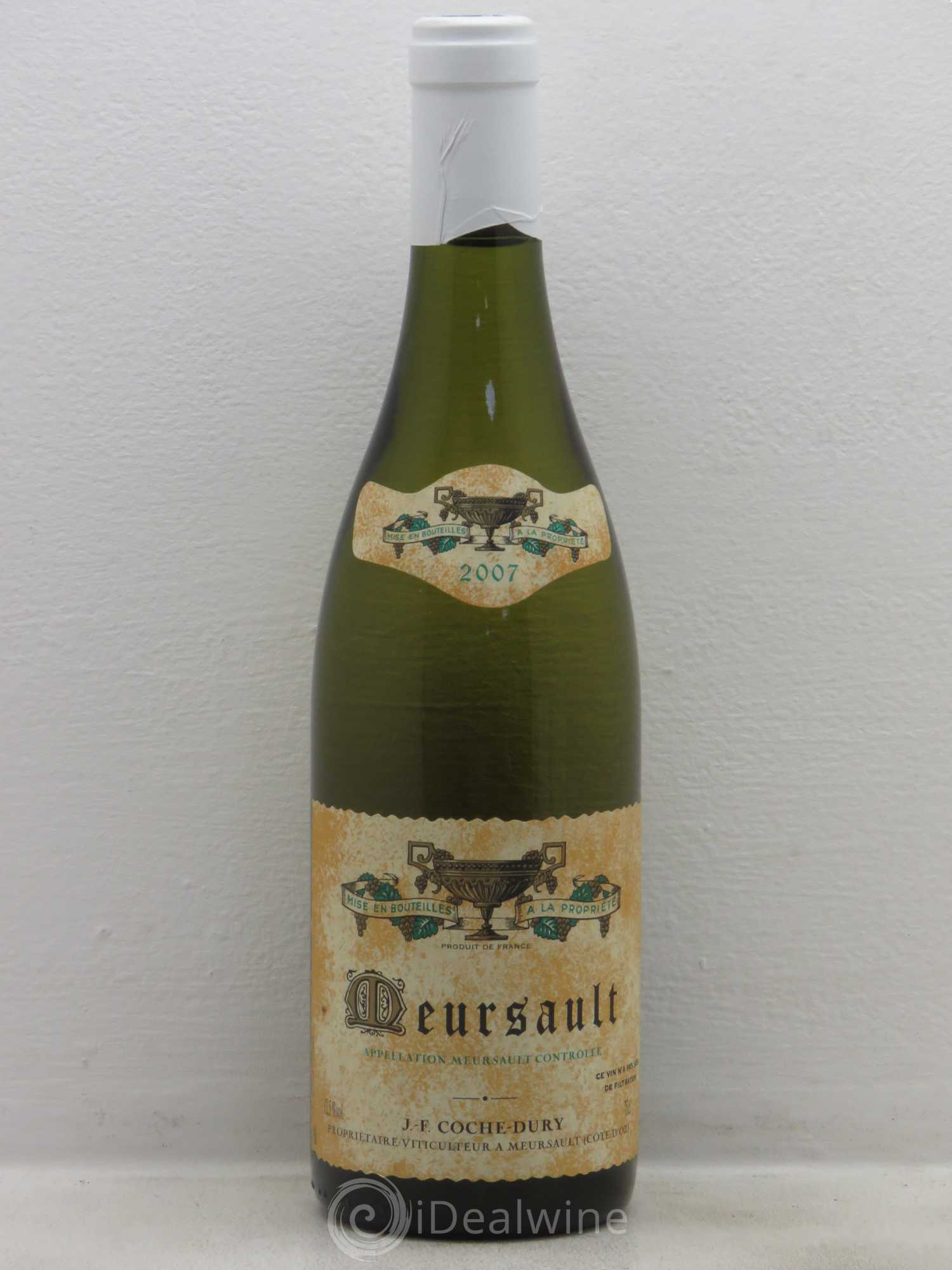 Meursault Coche Dury (Domaine) 2007 - Lot de 1 bouteille - 0