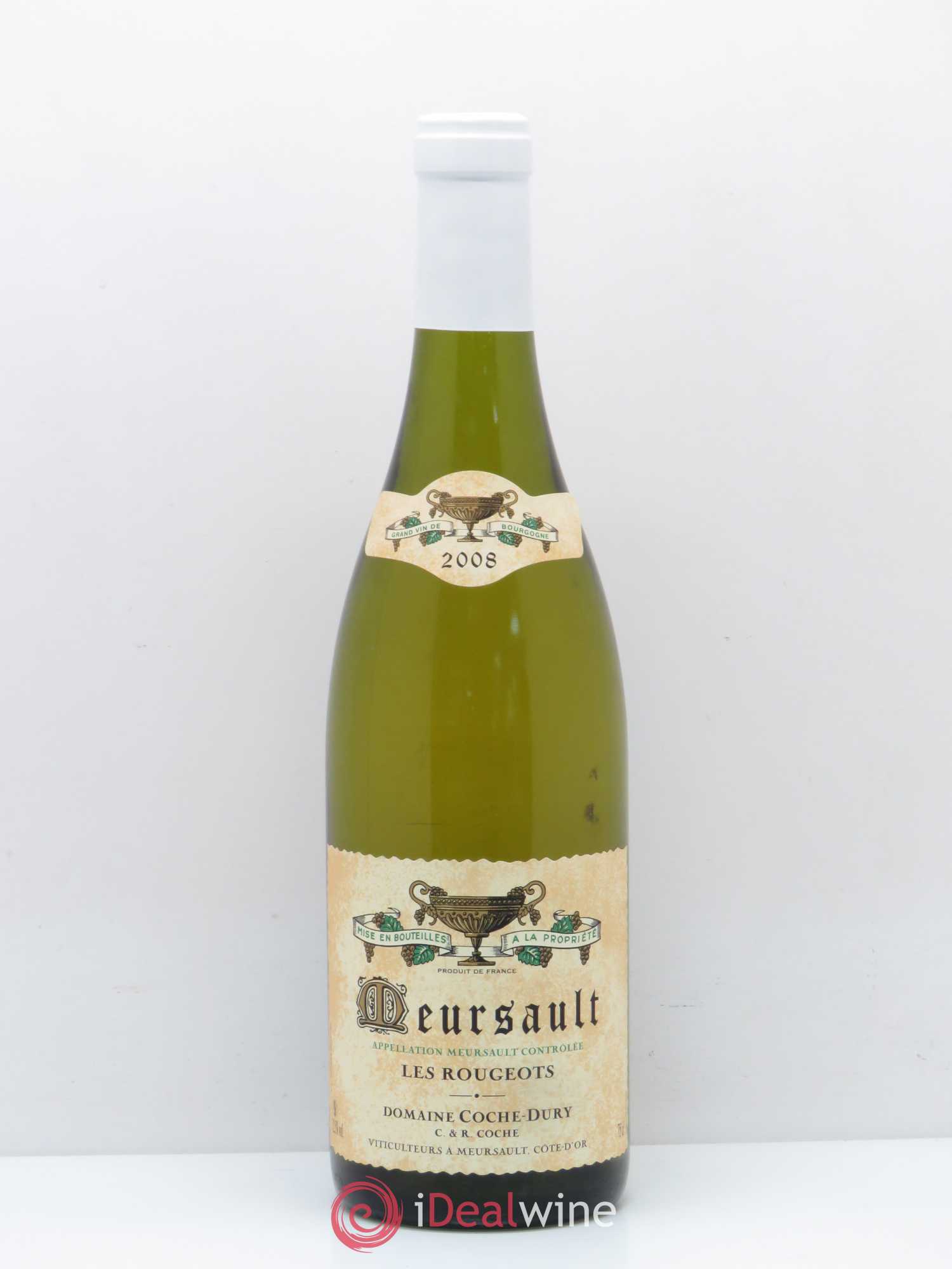 Meursault Les Rougeots Coche Dury (Domaine) 2008 - Lot de 1 bouteille - 0