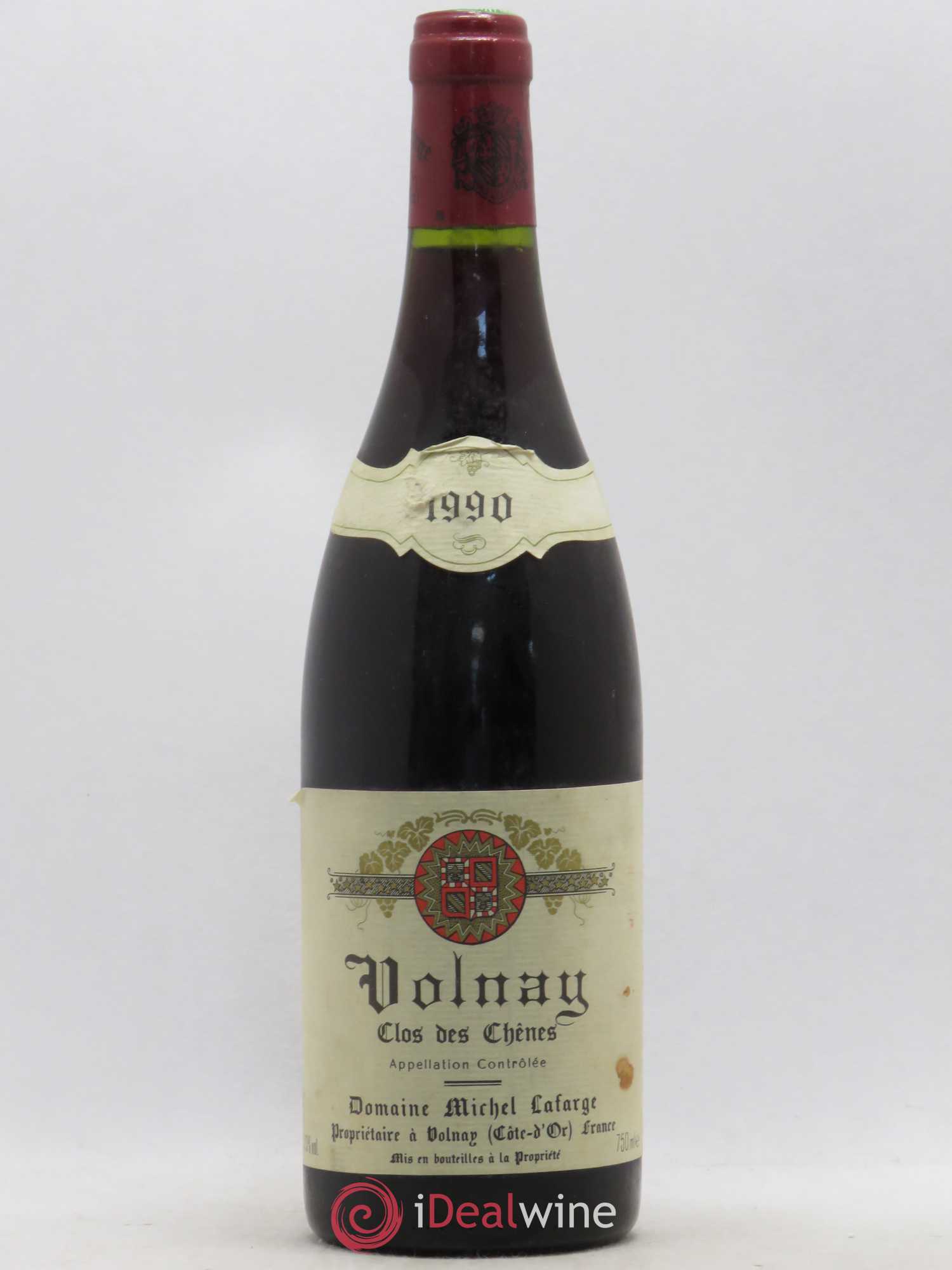 Volnay 1er Cru Clos des Chênes Lafarge (Domaine) 1990 - Lot de 1 bouteille - 0