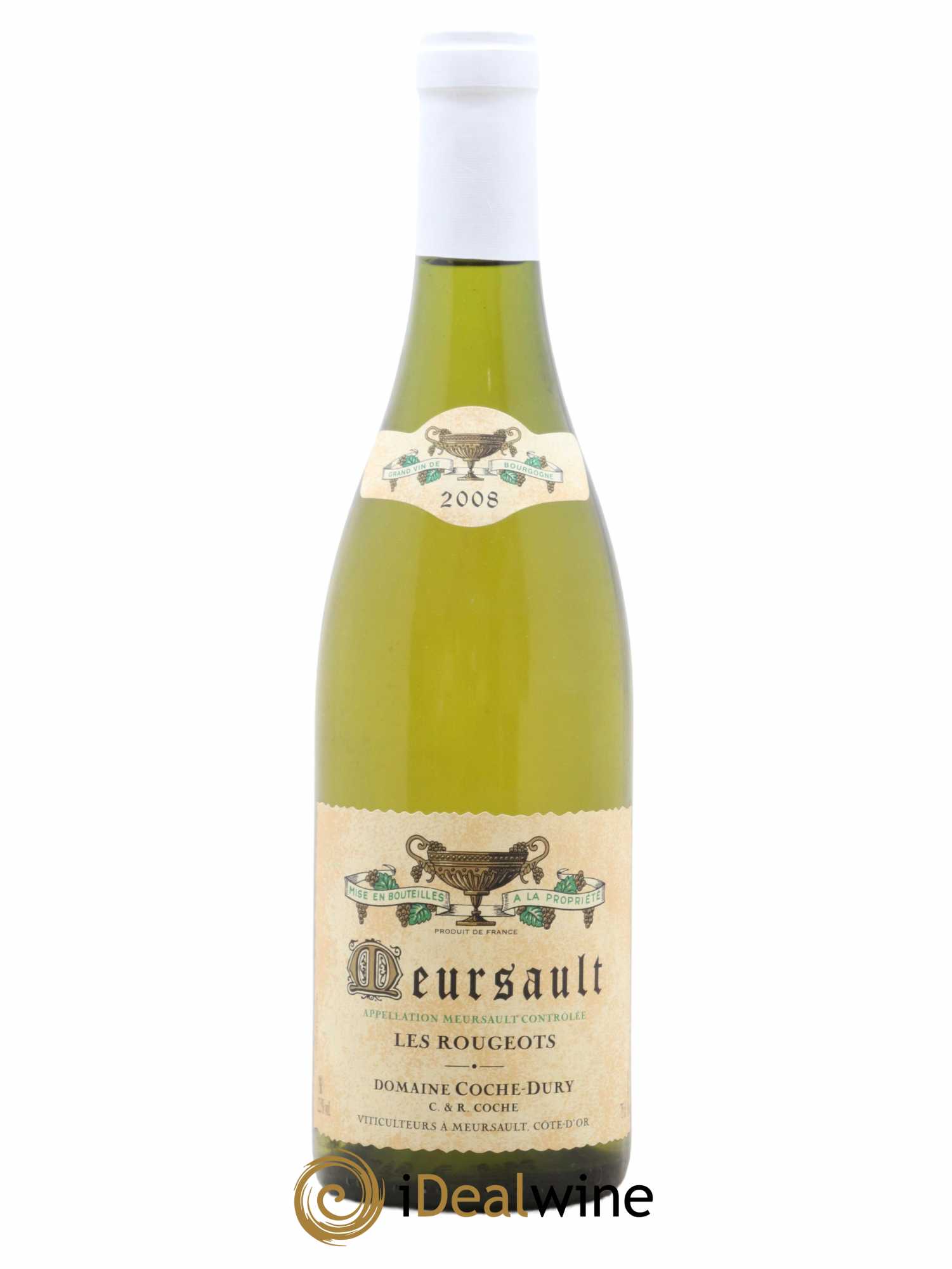 Meursault Les Rougeots Coche Dury (Domaine) 2008 - Lot de 1 bouteille - 0