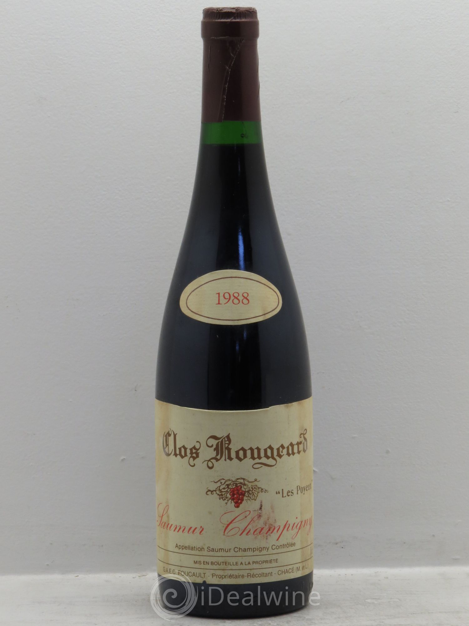 Saumur-Champigny Les Poyeux Clos Rougeard 1988 - Lot de 1 bouteille - 0