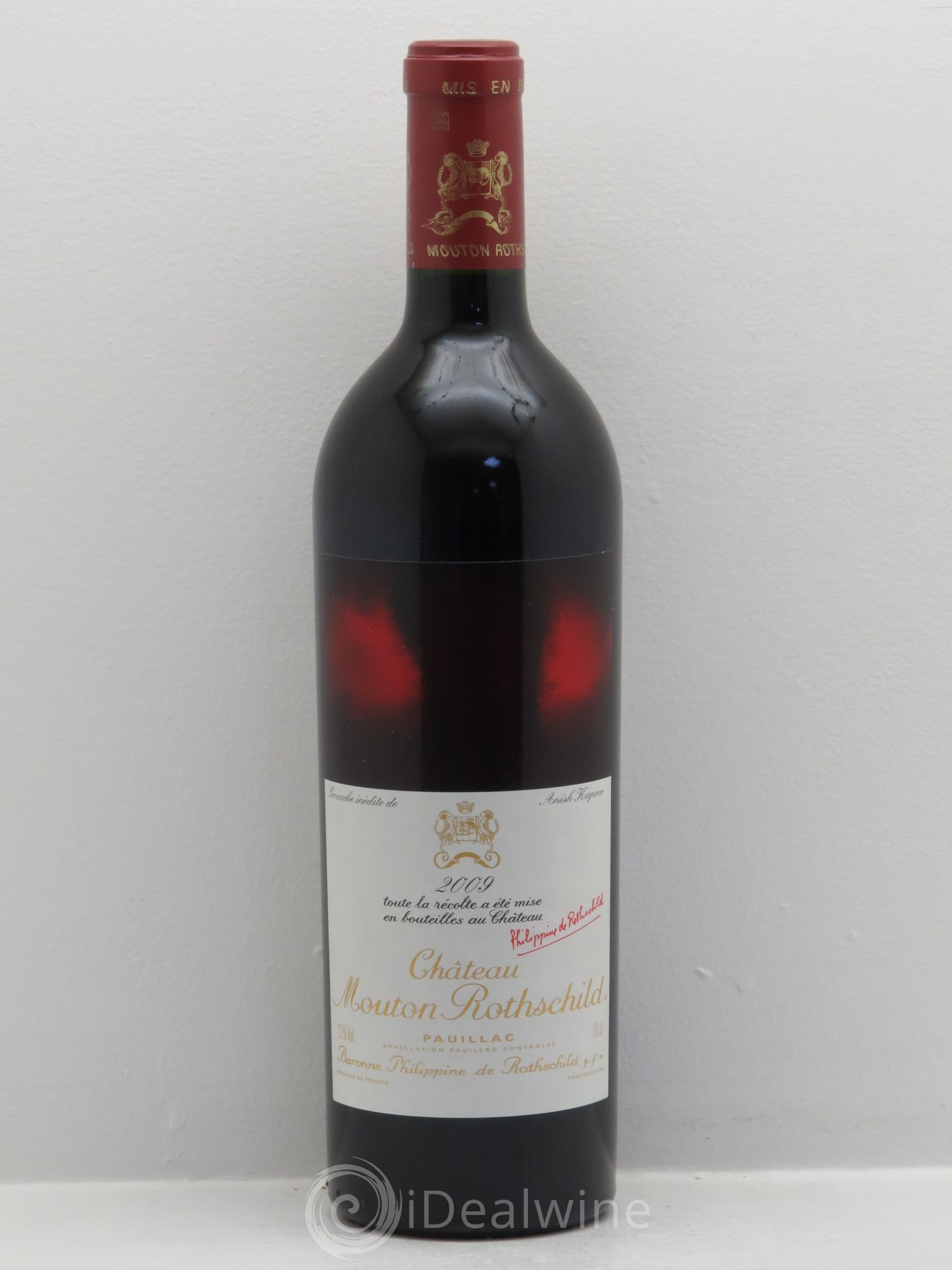 Château Mouton Rothschild 1er Grand Cru Classé 2009 - Lot de 1 bouteille - 0