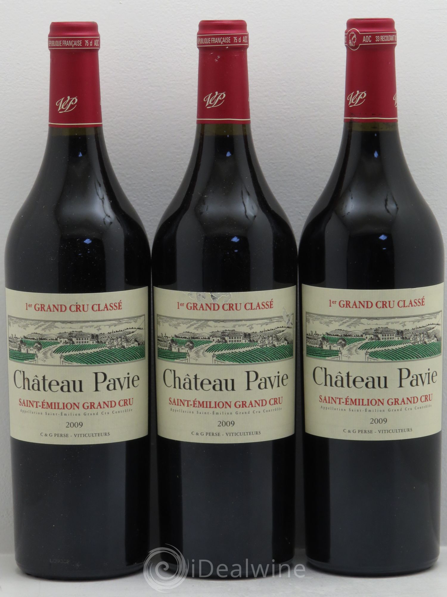 Château Pavie 1er Grand Cru Classé A 2009 - Lot de 6 bouteilles - 1