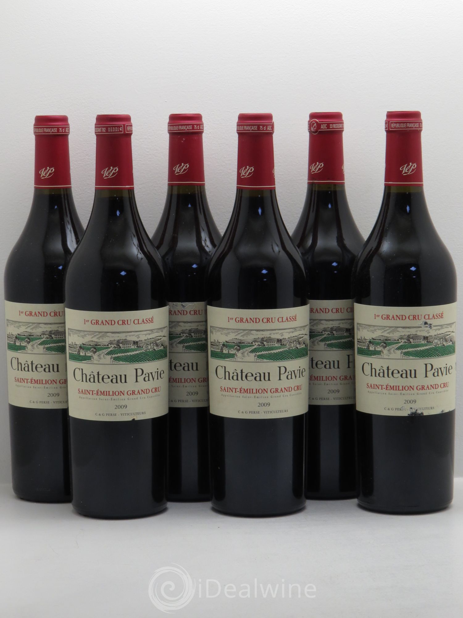 Château Pavie 1er Grand Cru Classé A 2009 - Lot de 6 bouteilles - 0