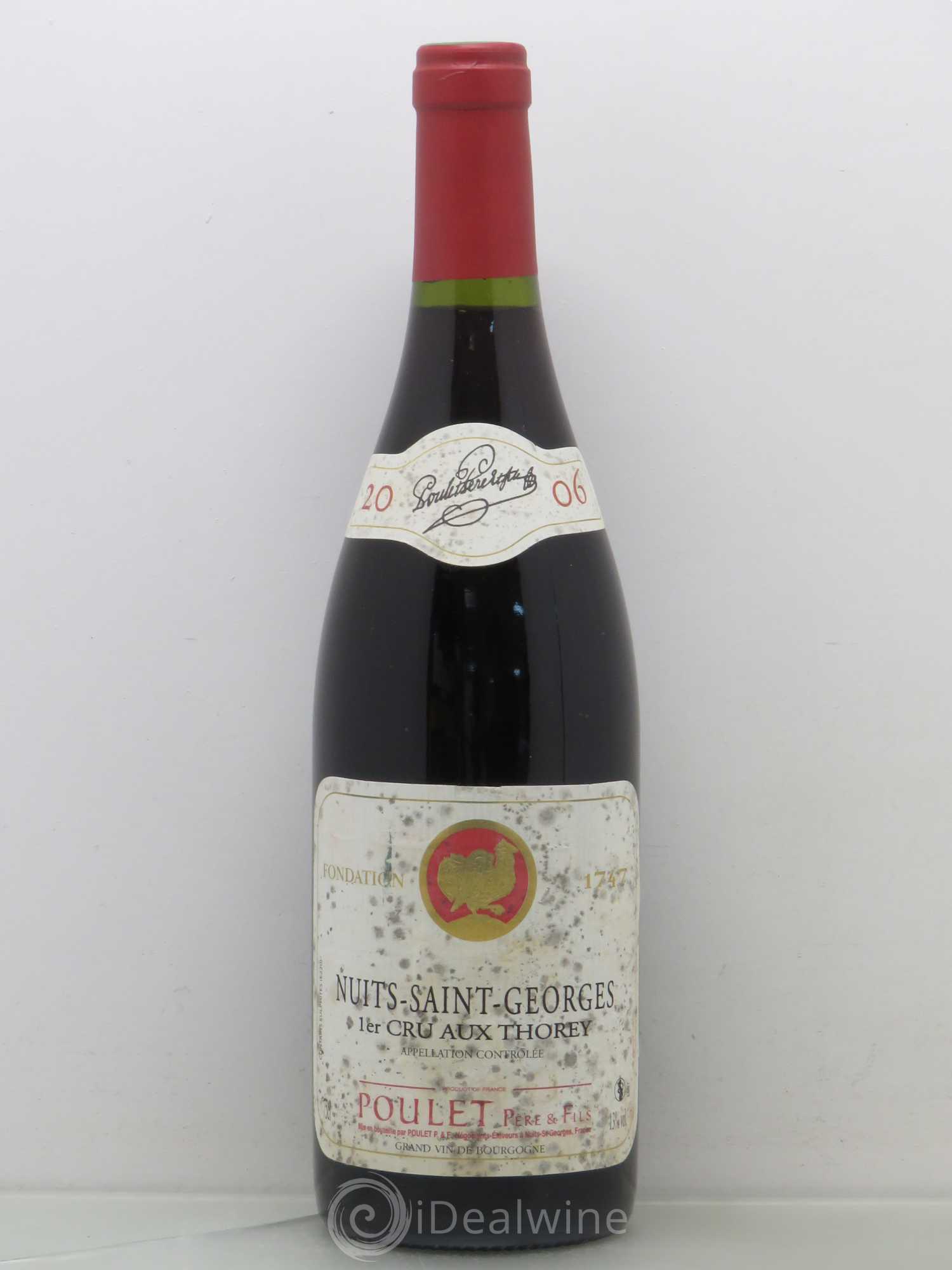 Nuits-Saint-Georges 1er Cru Aux Thorey Poulet Père Et Fils 2006 - Posten von 1 Flasche - 0
