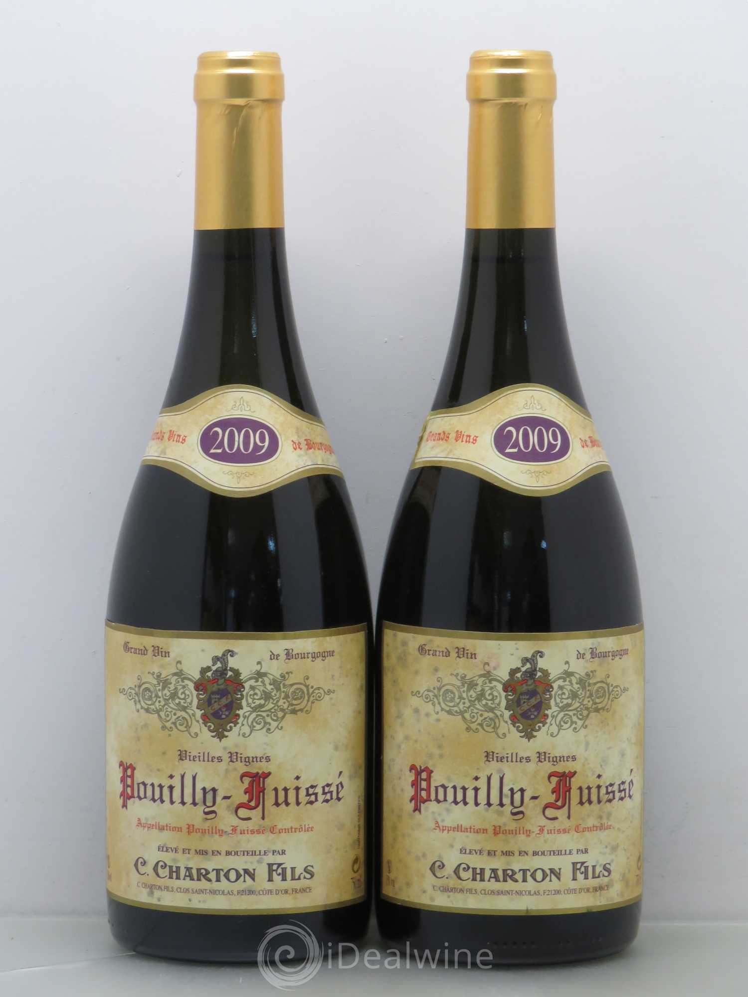 Pouilly-Fuissé Vielles Vignes Chartron & Fils 2009 - Posten von 2 Flaschen - 0