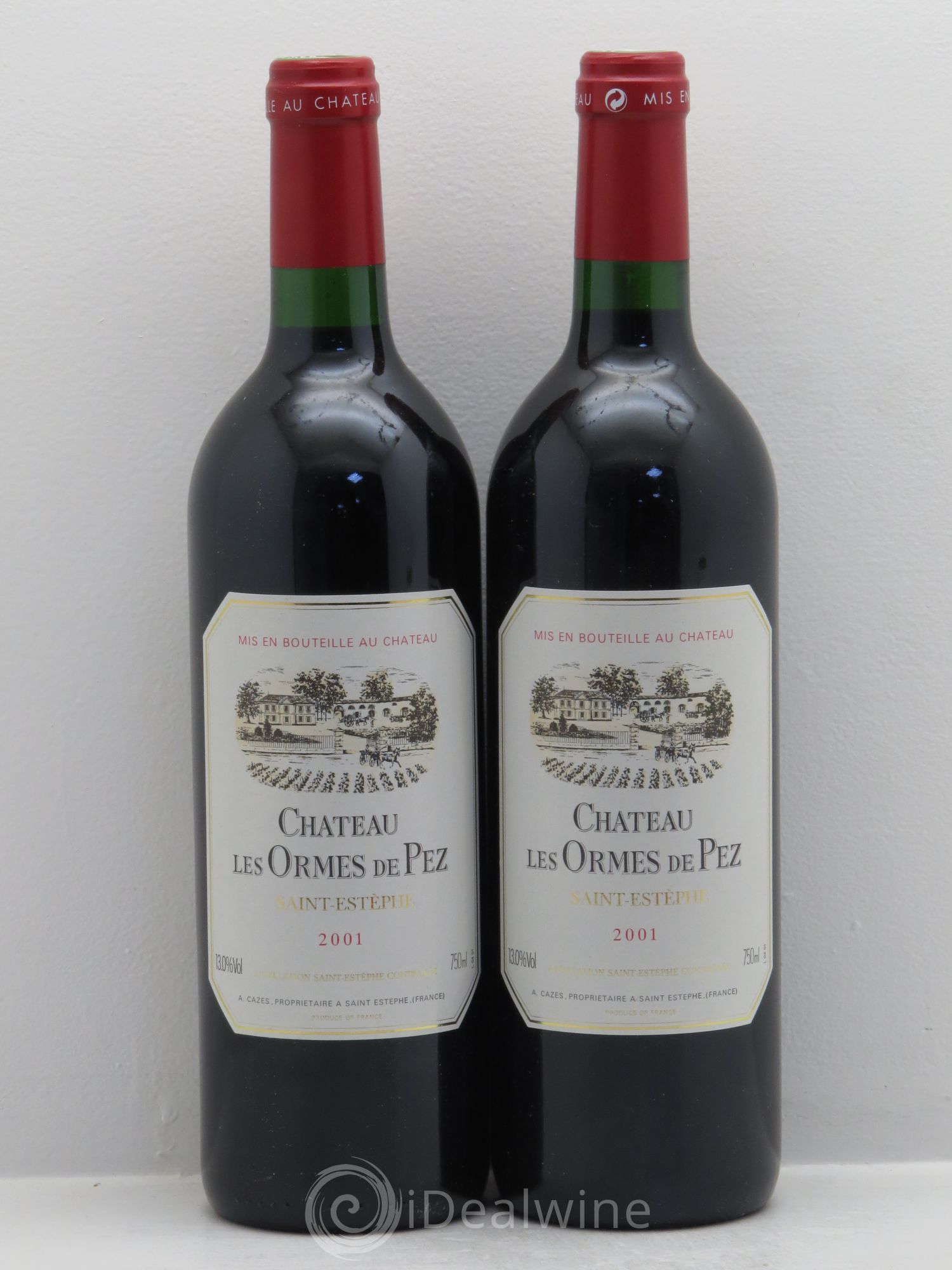 Château les Ormes de Pez 2001 - Lot de 2 bouteilles - 0