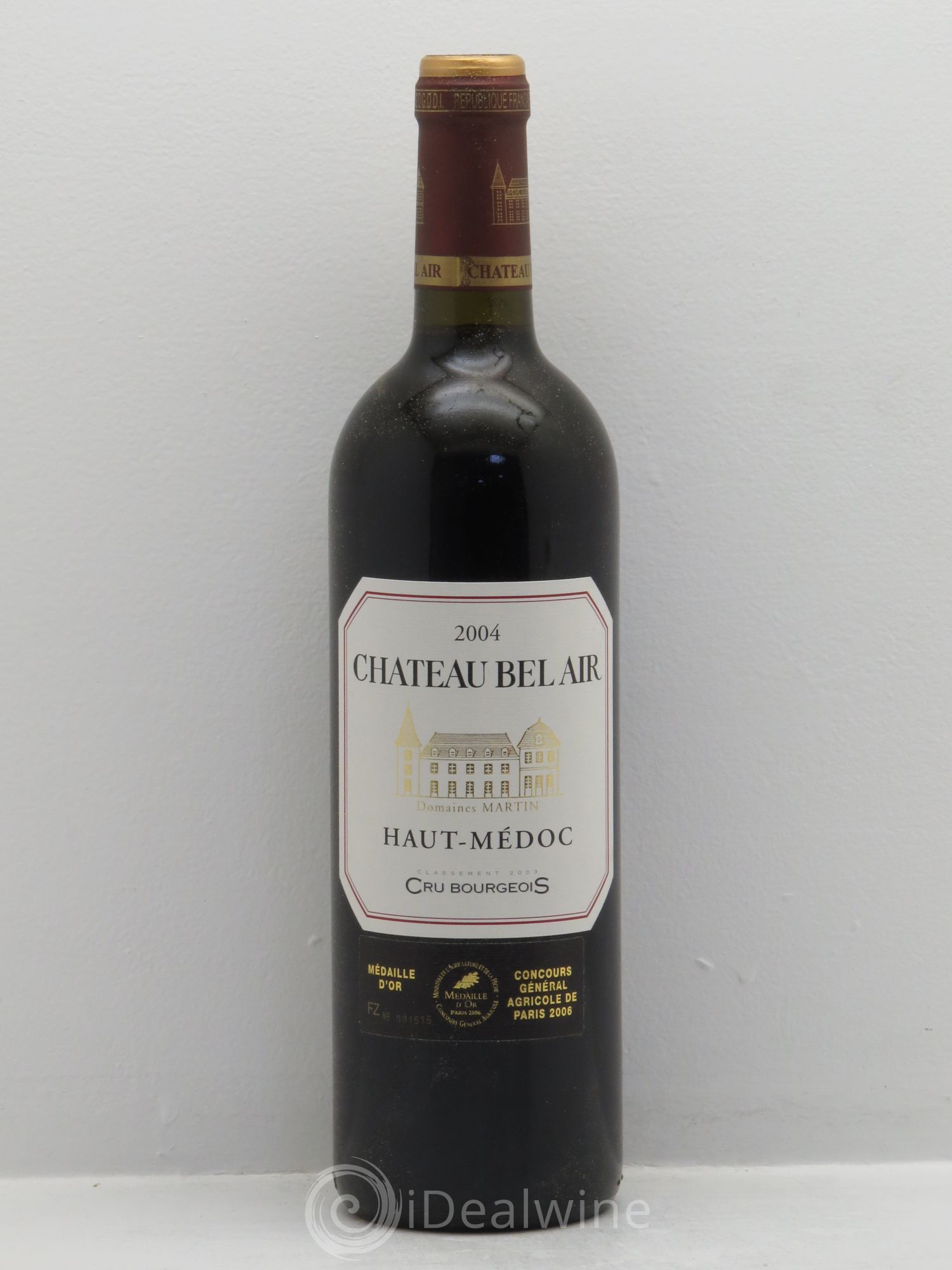 Château Bel Air (sans prix de réserve) 2004 - Lot de 6 bouteilles - 0