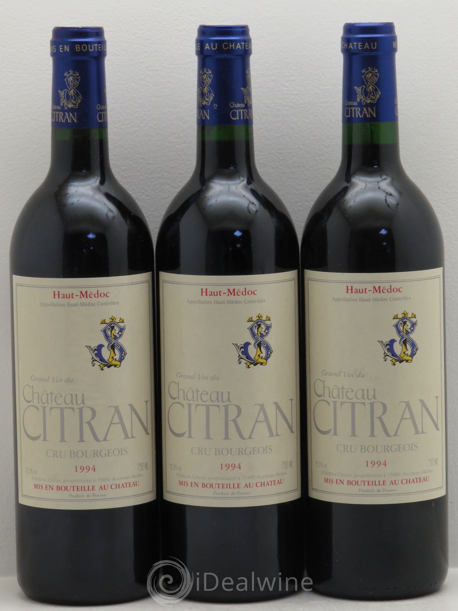 Château Citran Cru Bourgeois 1994 - Lot de 3 bouteilles - 0