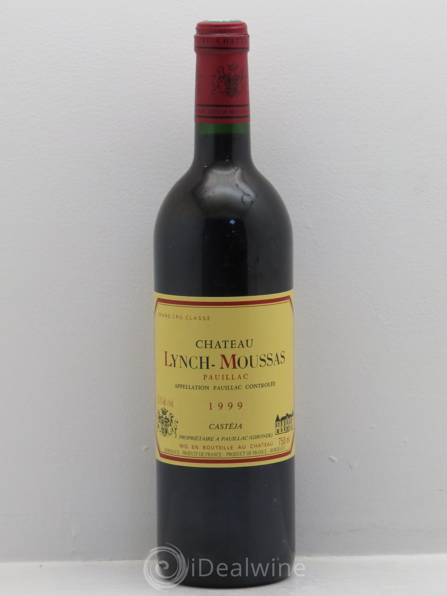 Château Lynch Moussas 5ème Grand Cru Classé 1999 - Lot de 1 bouteille - 0