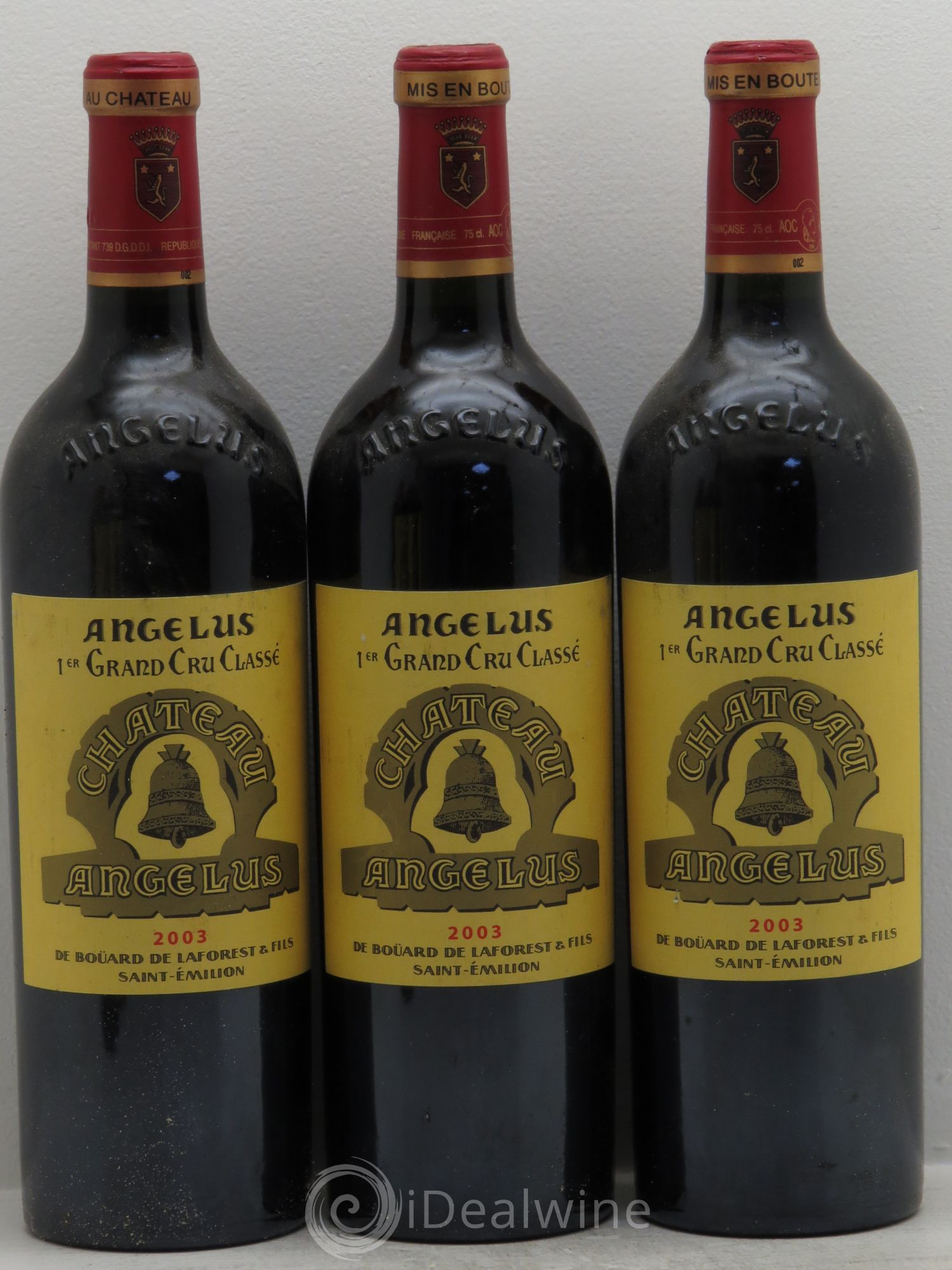 Château Angélus 1er Grand Cru Classé A 2003 - Lot de 6 bouteilles - 1