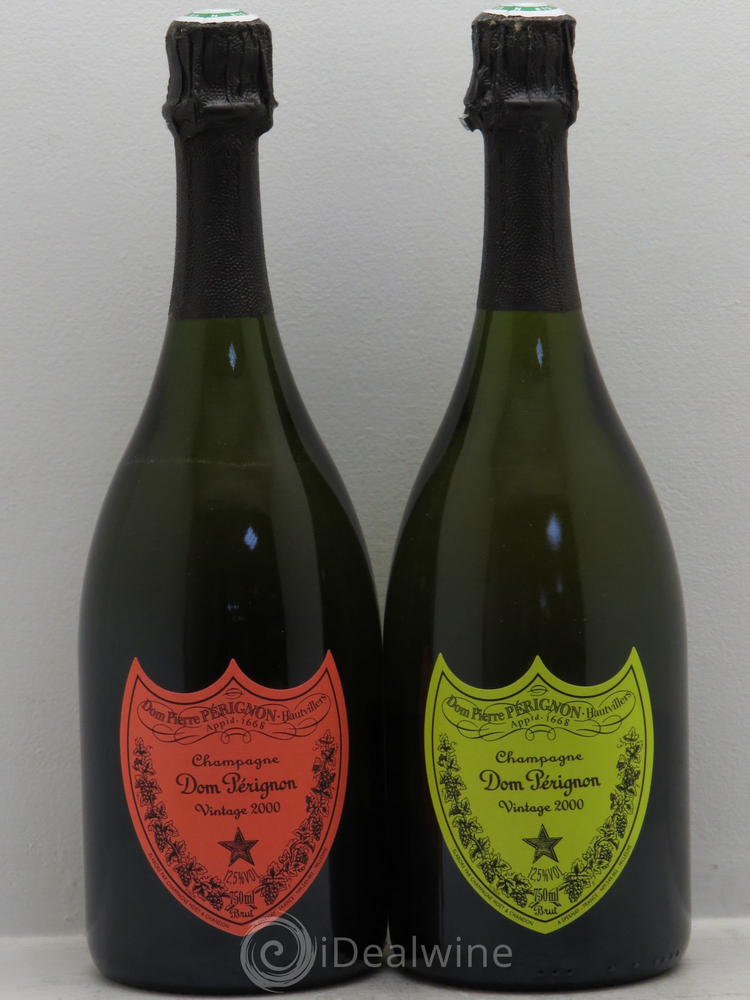 Brut Dom Pérignon Warhol 2000 - Lot de 2 bouteilles - 0