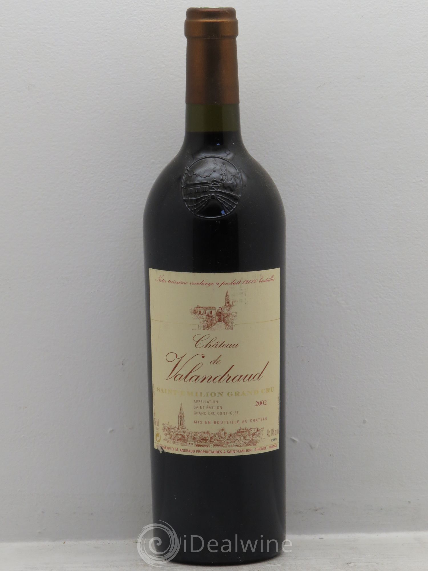 Château de Valandraud 2002 - Lot de 6 bouteilles - 0