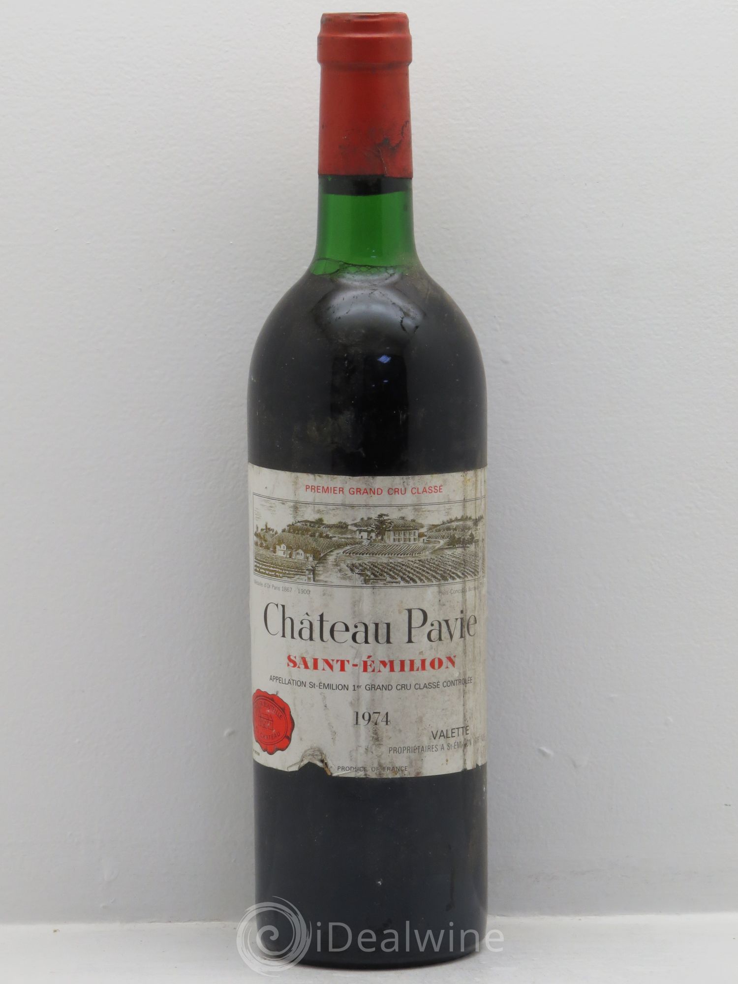 Château Pavie 1er Grand Cru Classé A 1974 - Lot de 1 bouteille - 0