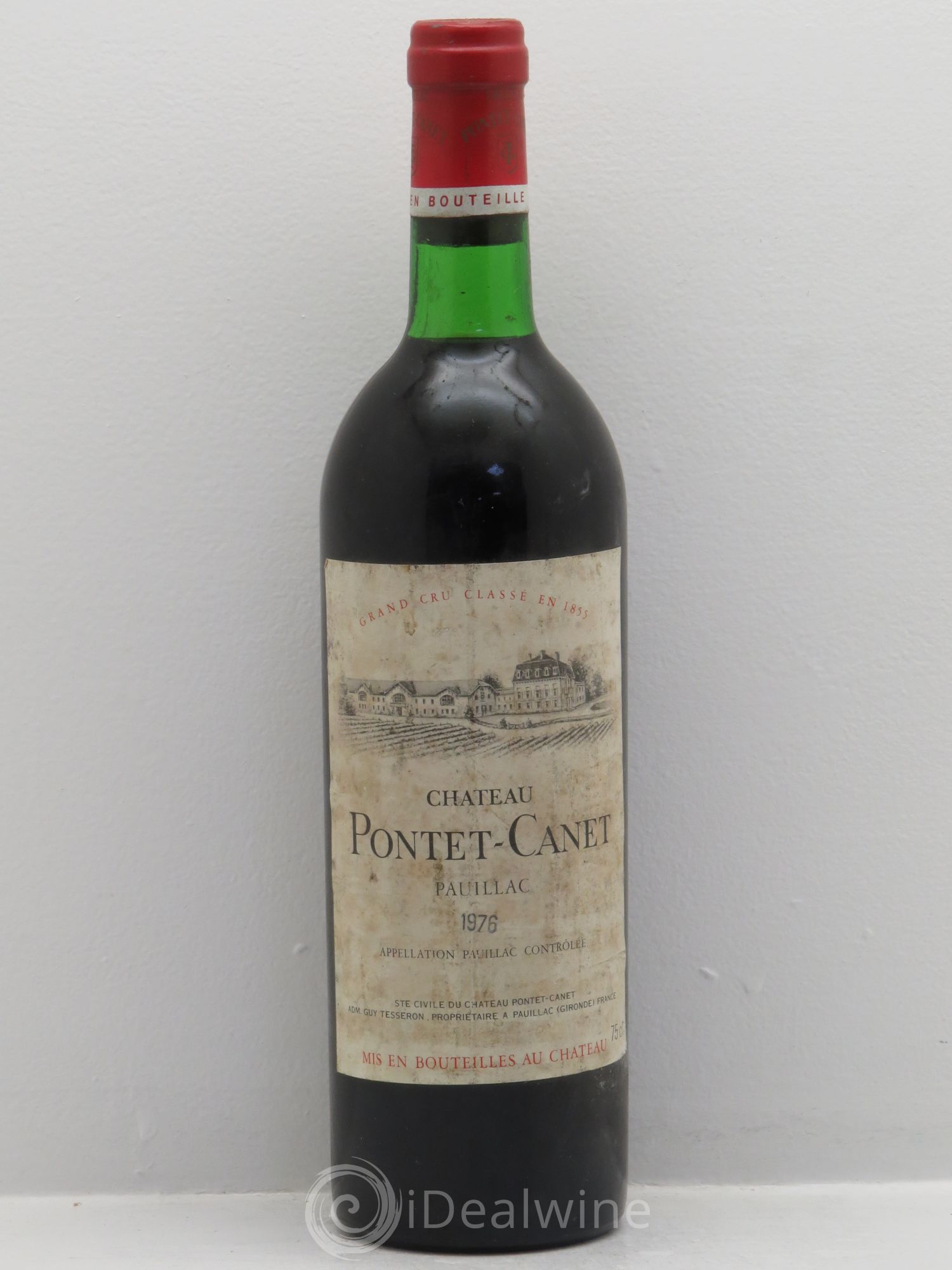 Château Pontet Canet 5ème Grand Cru Classé 1976 - Lot de 1 bouteille - 0