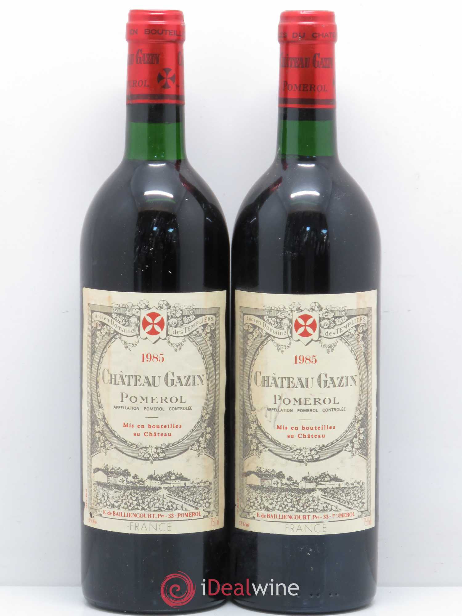 Château Gazin 1985 - Lot de 2 bouteilles - 0