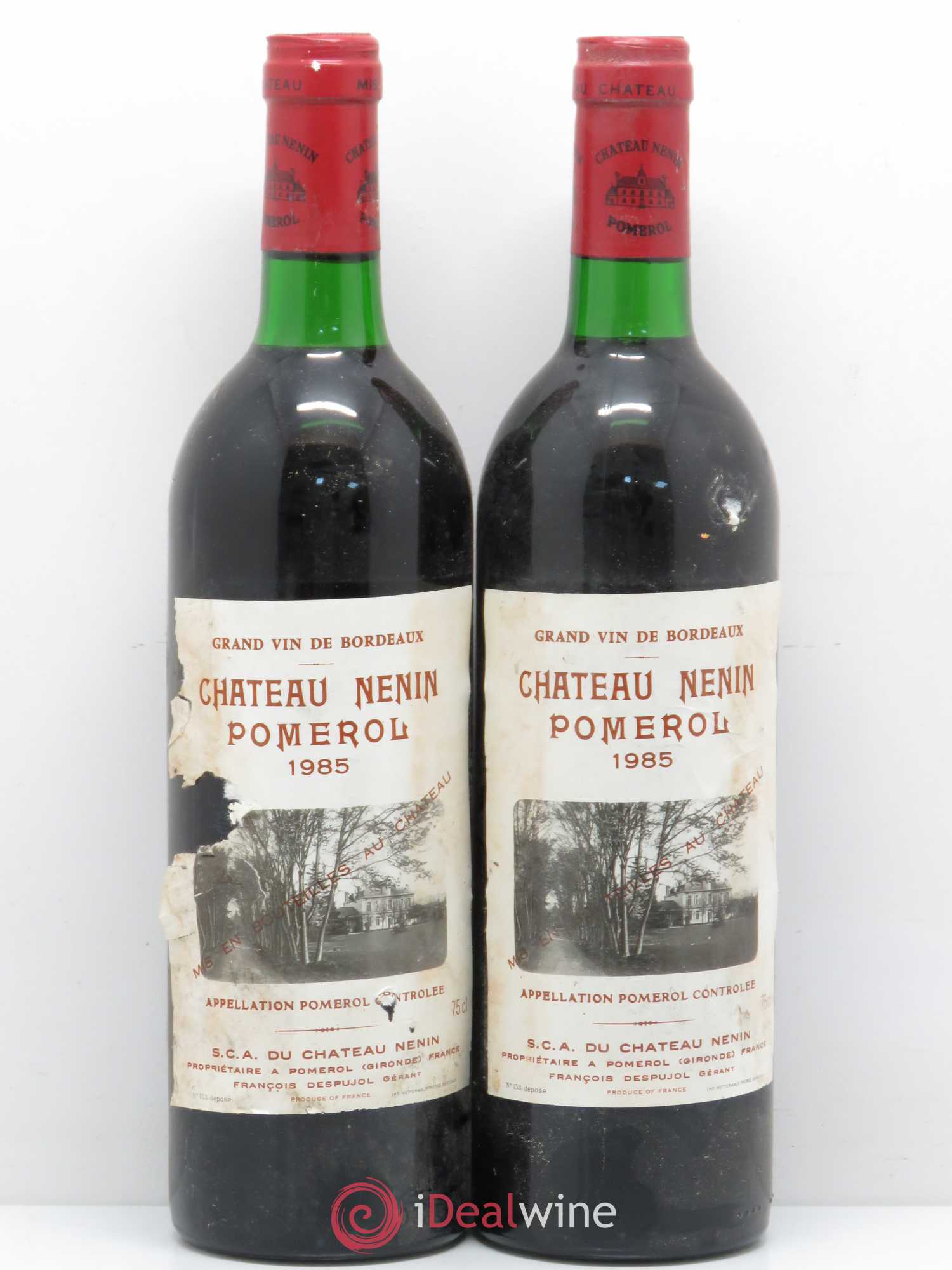 Château Nenin 1985 - Lot de 2 bouteilles - 0