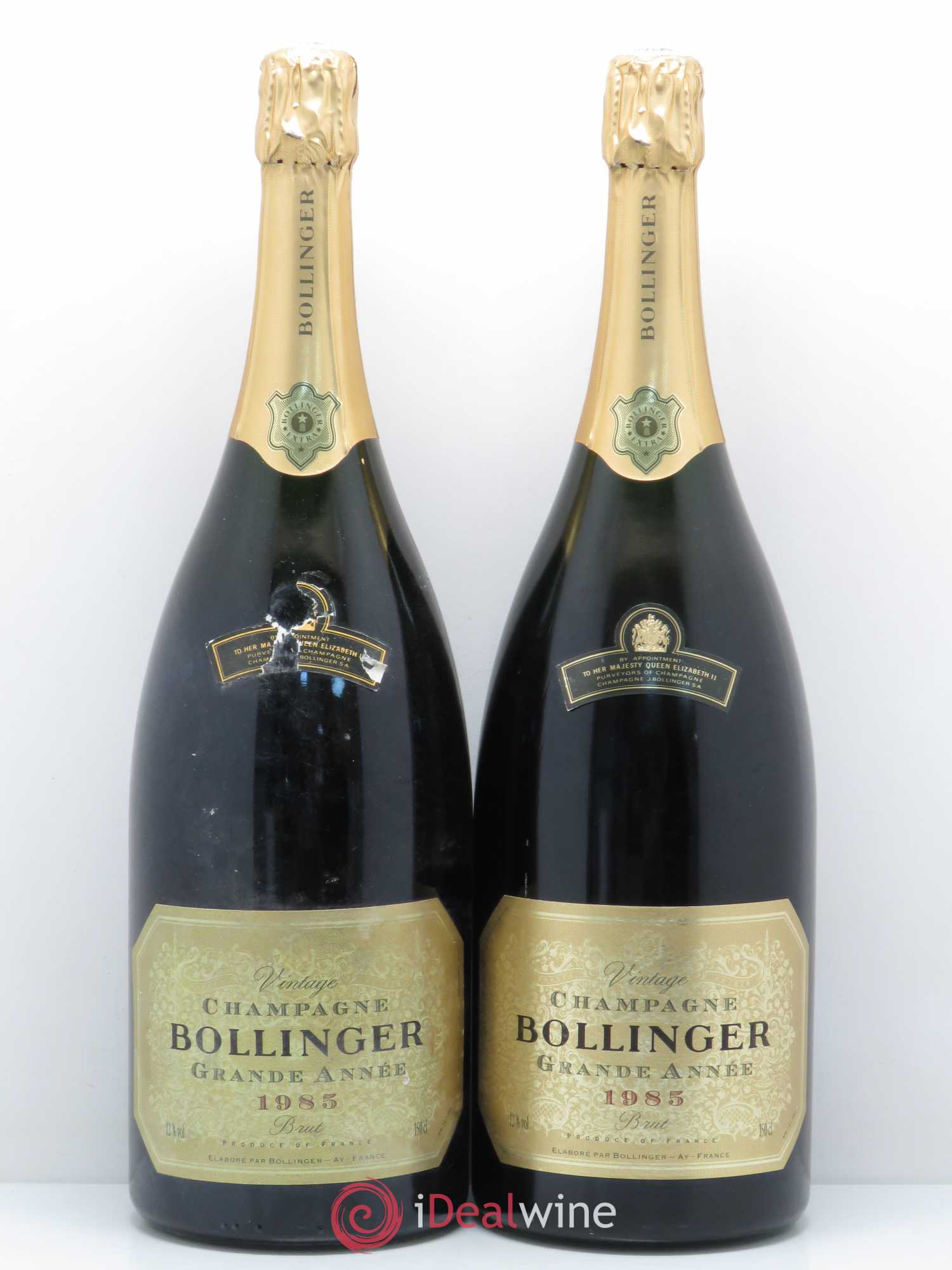 La Grande Année Brut Bollinger 1985 - Lot de 2 magnums - 0