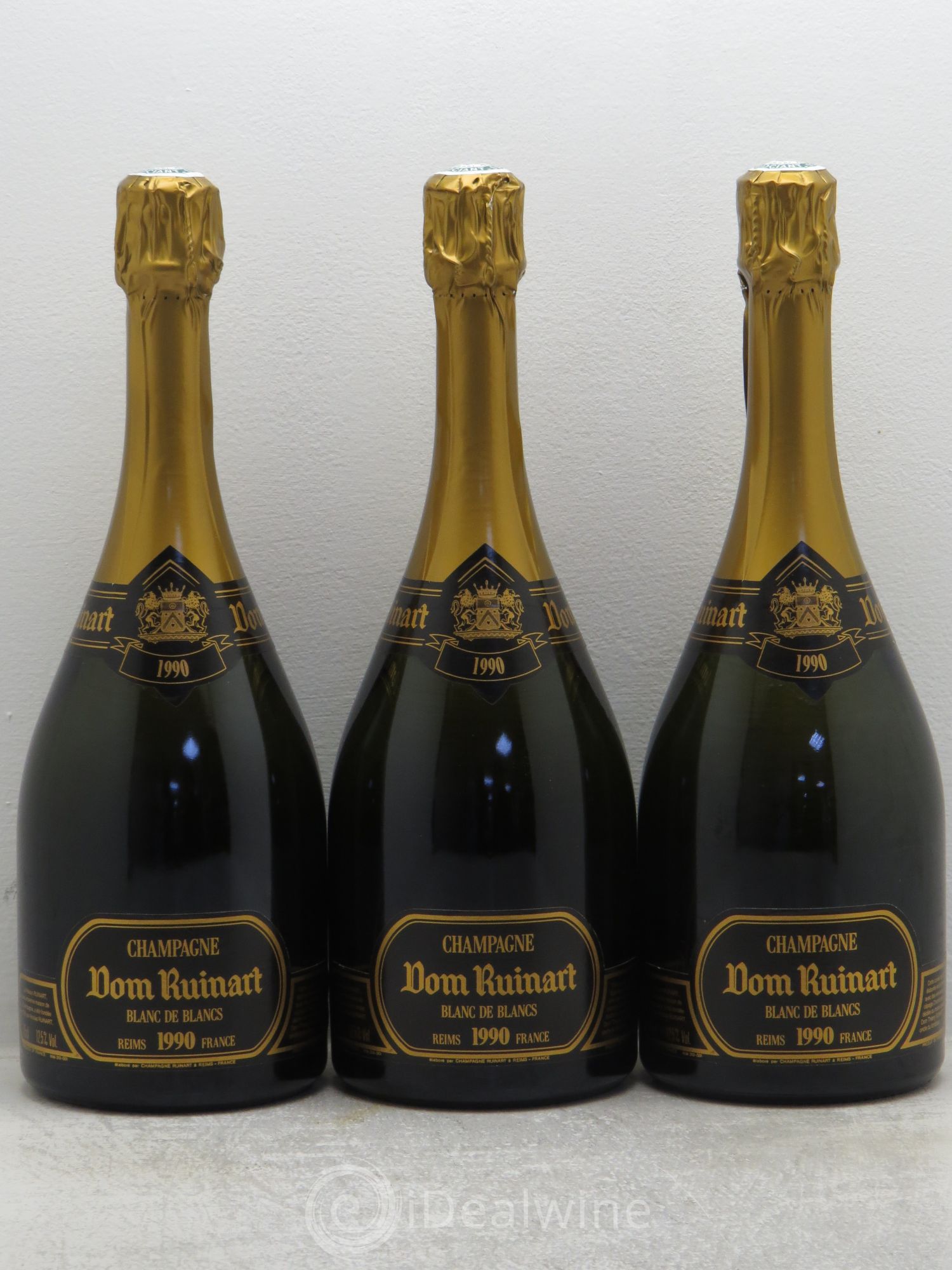 Dom Ruinart Brut Ruinart 1990 - Lot de 3 bouteilles - 0