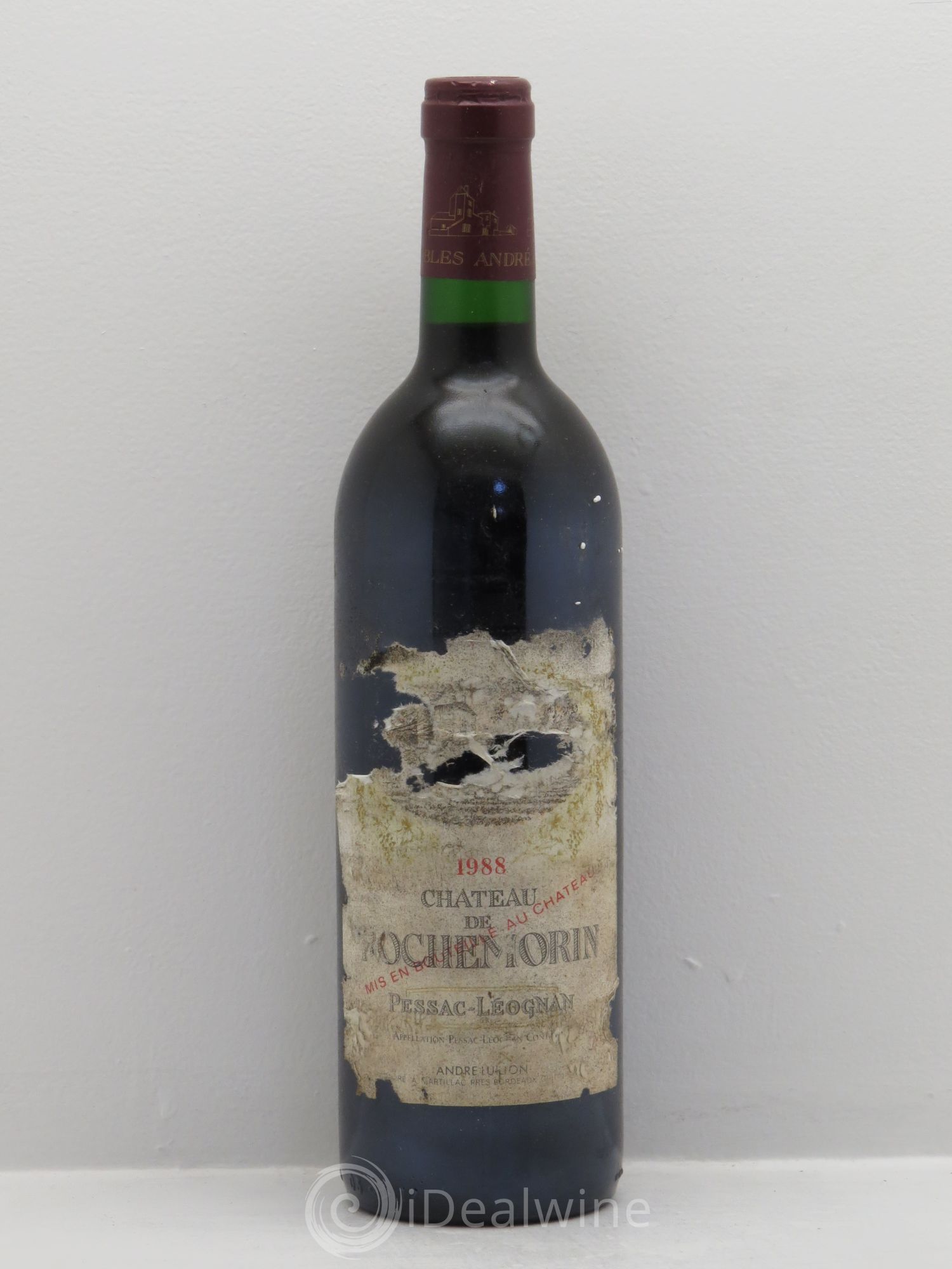 Château de Rochemorin 1988 - Lot de 1 bouteille - 0