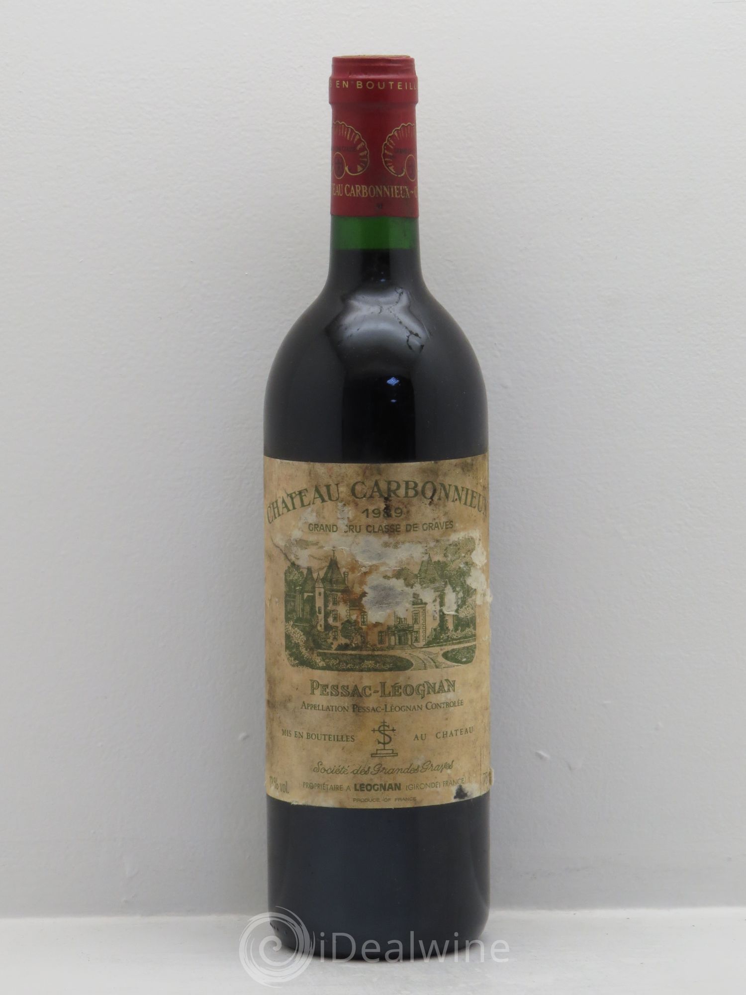 Château Carbonnieux Cru Classé de Graves 1989 - Lot de 1 bouteille - 0