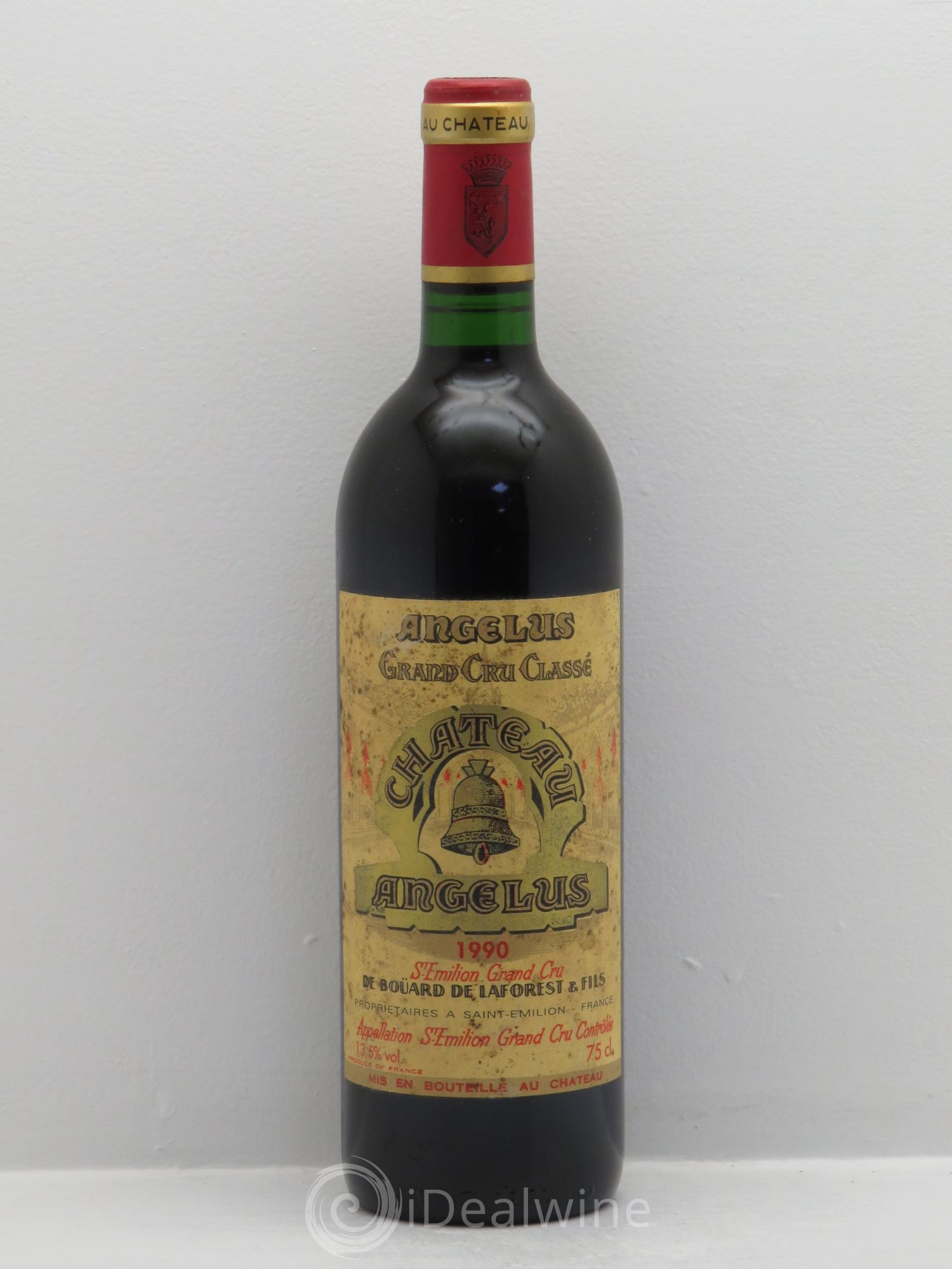 Château Angélus 1er Grand Cru Classé A 1990 - Lot de 1 bouteille - 0