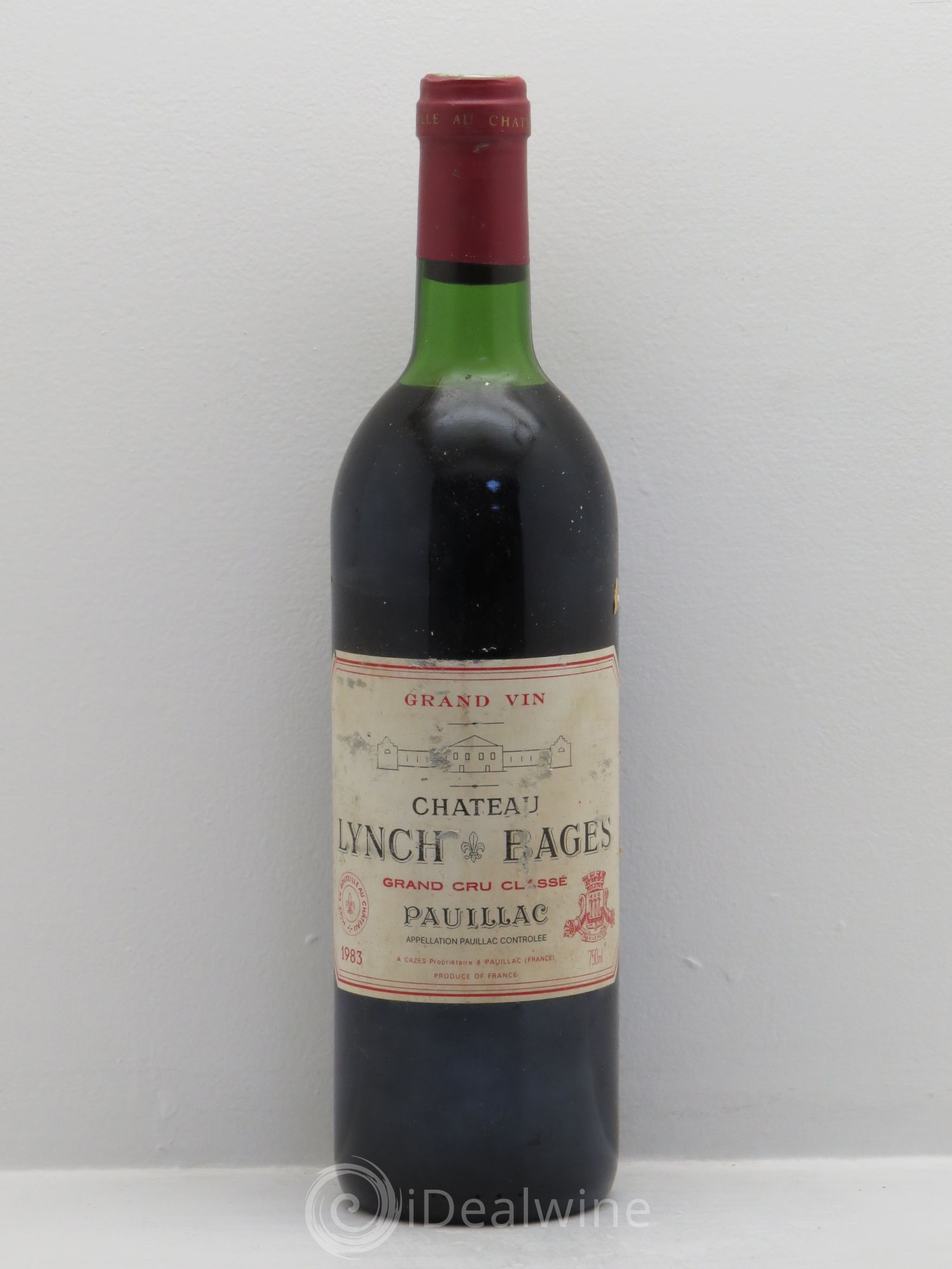 Château Lynch Bages 5ème Grand Cru Classé 1983 - Lot de 1 bouteille - 0