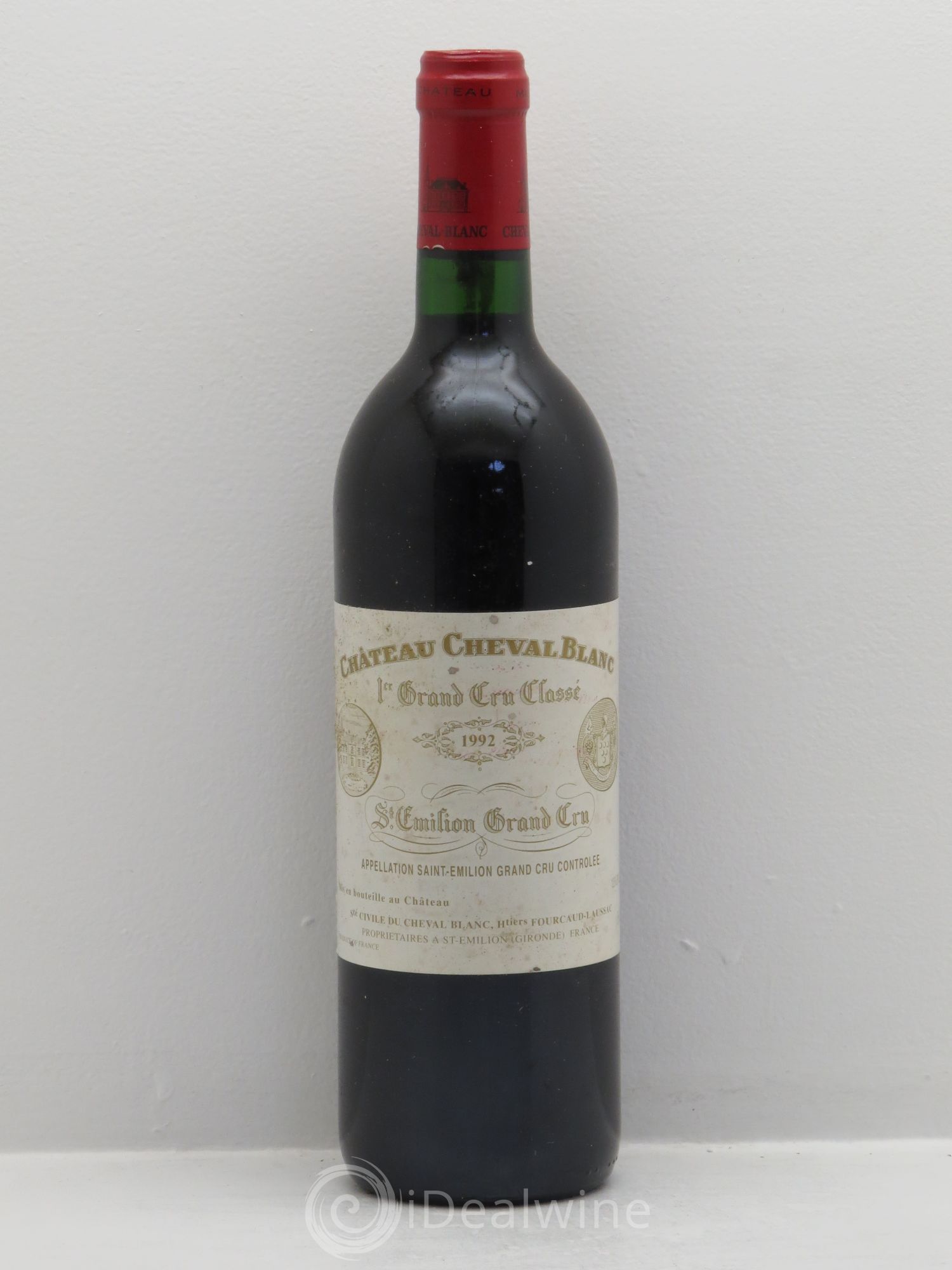 Château Cheval Blanc 1er Grand Cru Classé A 1992 - Lot de 1 bouteille - 0