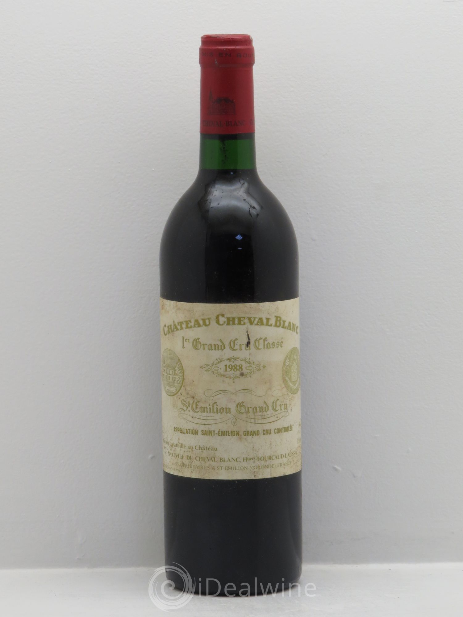Château Cheval Blanc 1er Grand Cru Classé A 1988 - Lot de 1 bouteille - 0