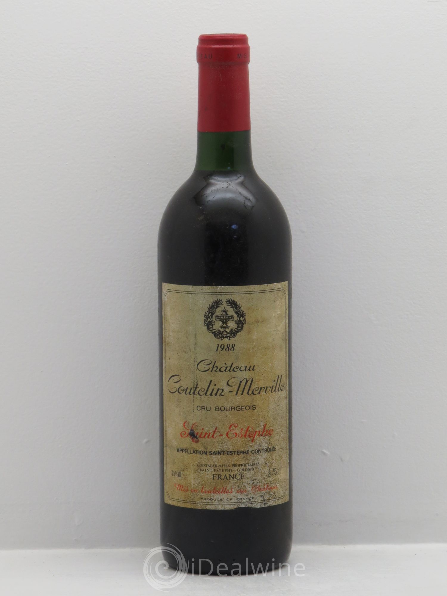 Château Coutelin-Merville Cru Bourgeois (sans prix de réserve) 1988 - Lot de 1 bouteille - 0
