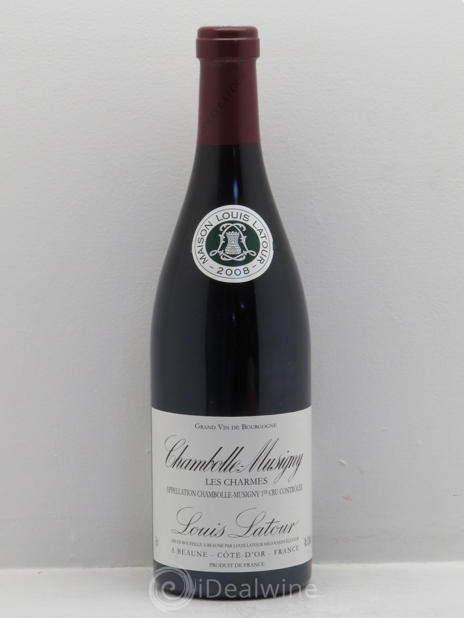 Chambolle-Musigny 1er Cru Louis Latour (sans prix de réserve) 2008 - Posten von 1 Flasche - 0