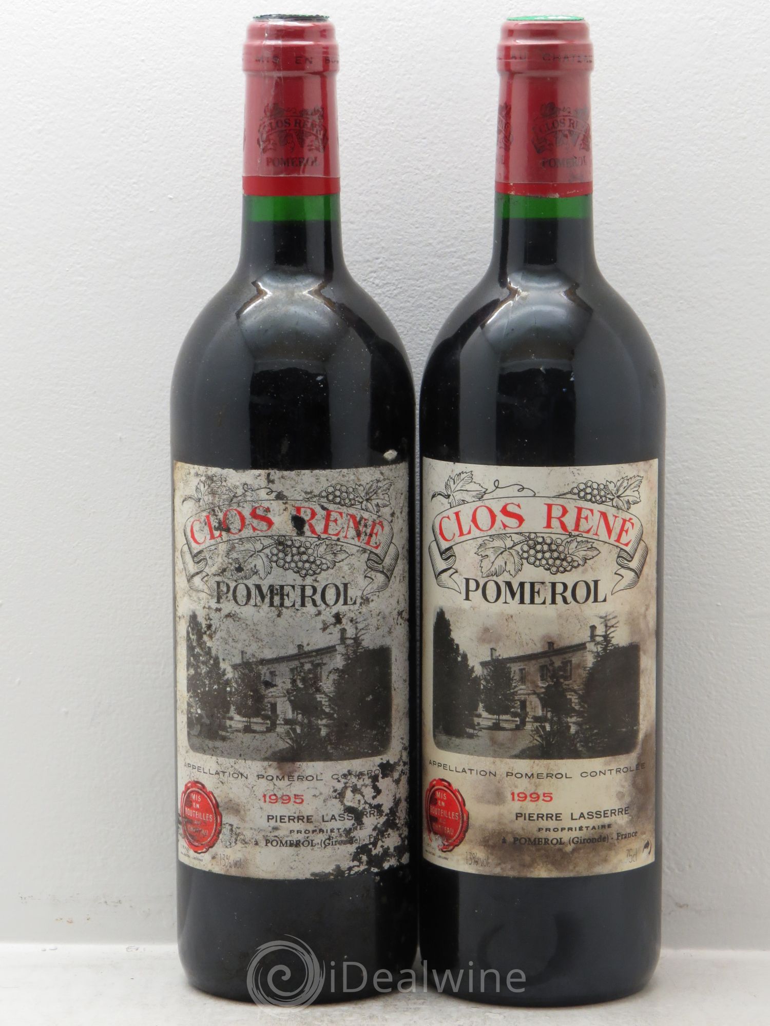 Clos René (senza prezzo di riserva) 1995 - Lotto di 2 bottiglie - 0