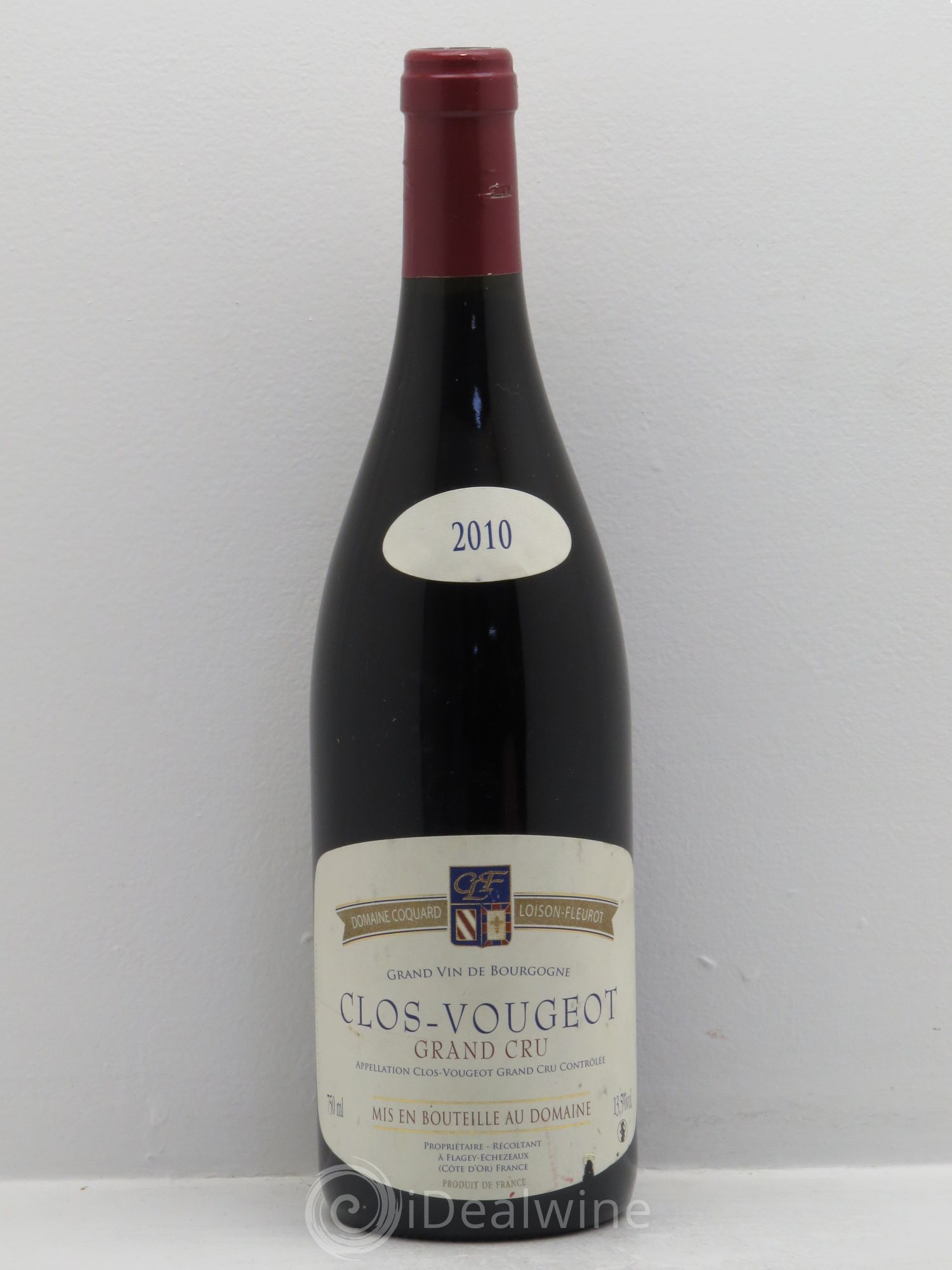 Clos de Vougeot Grand Cru (sans prix de réserve) 2010 - Lot de 1 bouteille - 0