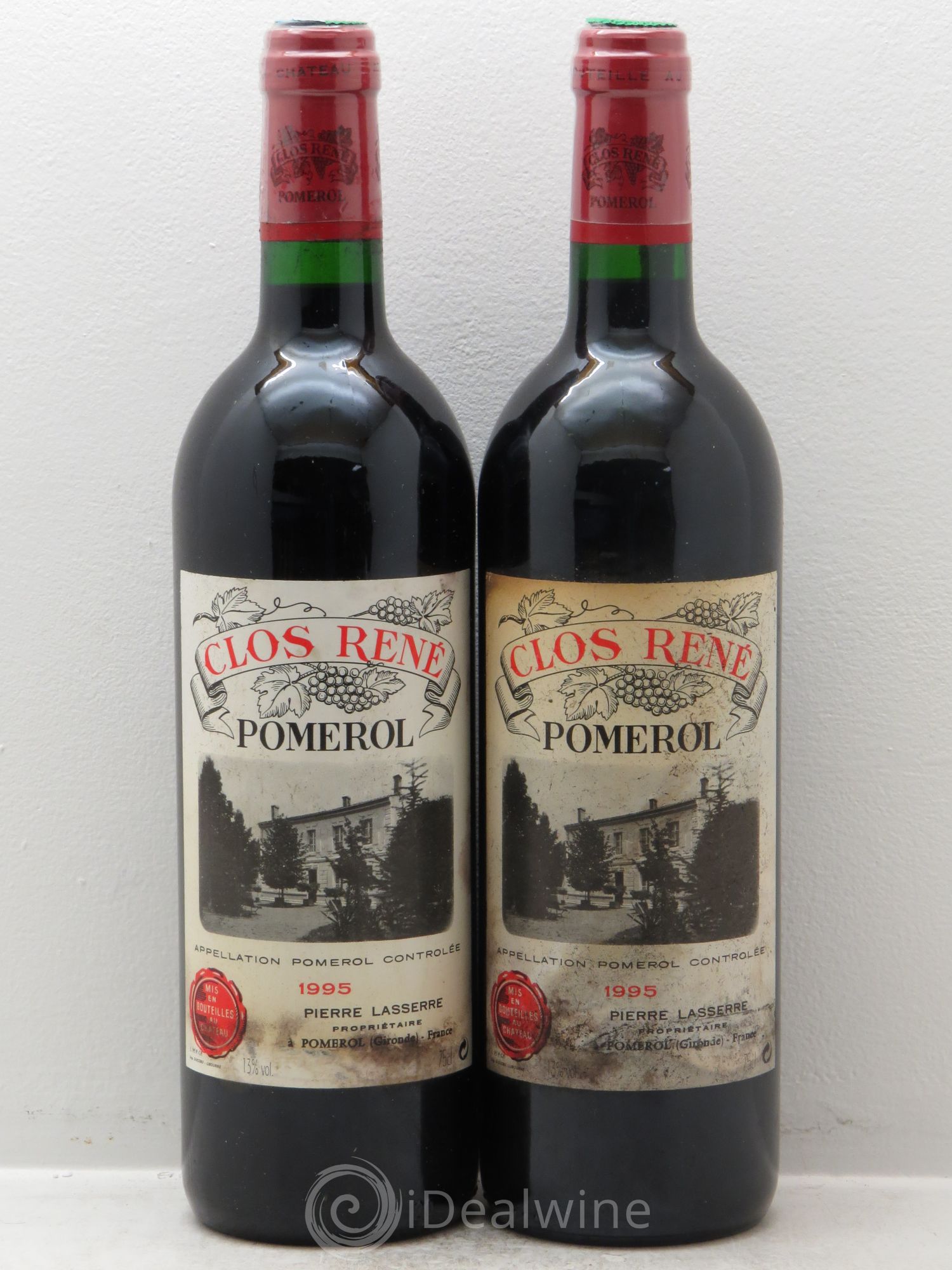 Clos René (sans prix de réserve) 1995 - Lot de 2 bouteilles - 0