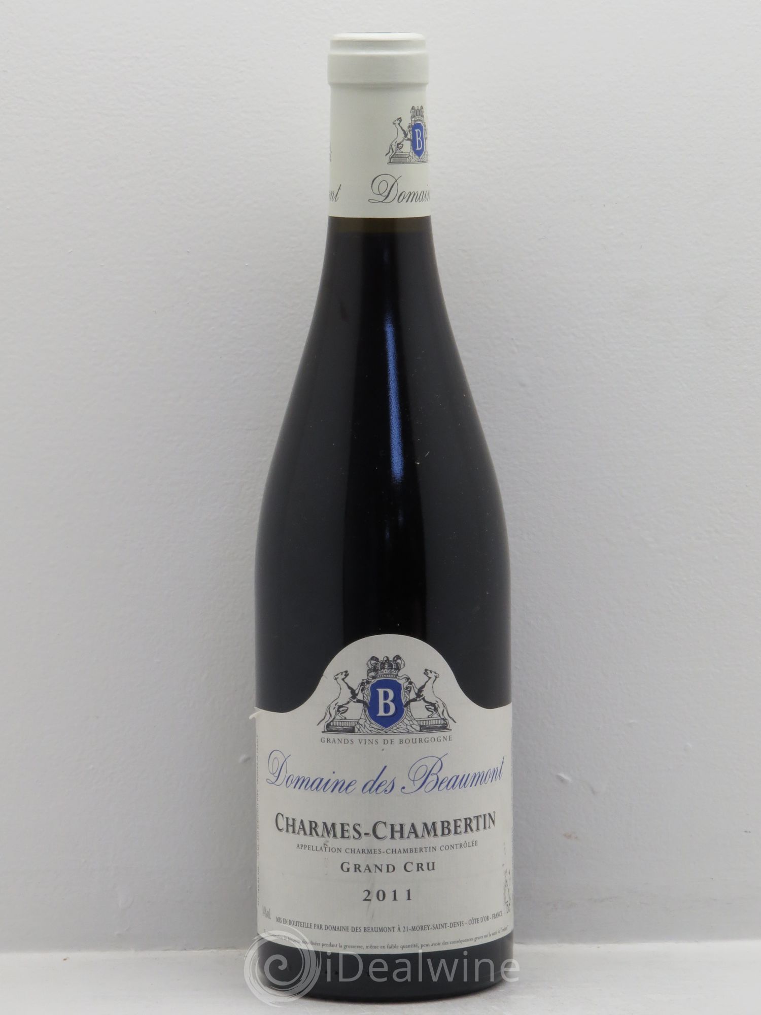 Charmes-Chambertin Grand Cru Domaine des Beaumont (sans prix de réserve) 2011 - Posten von 1 Flasche - 0