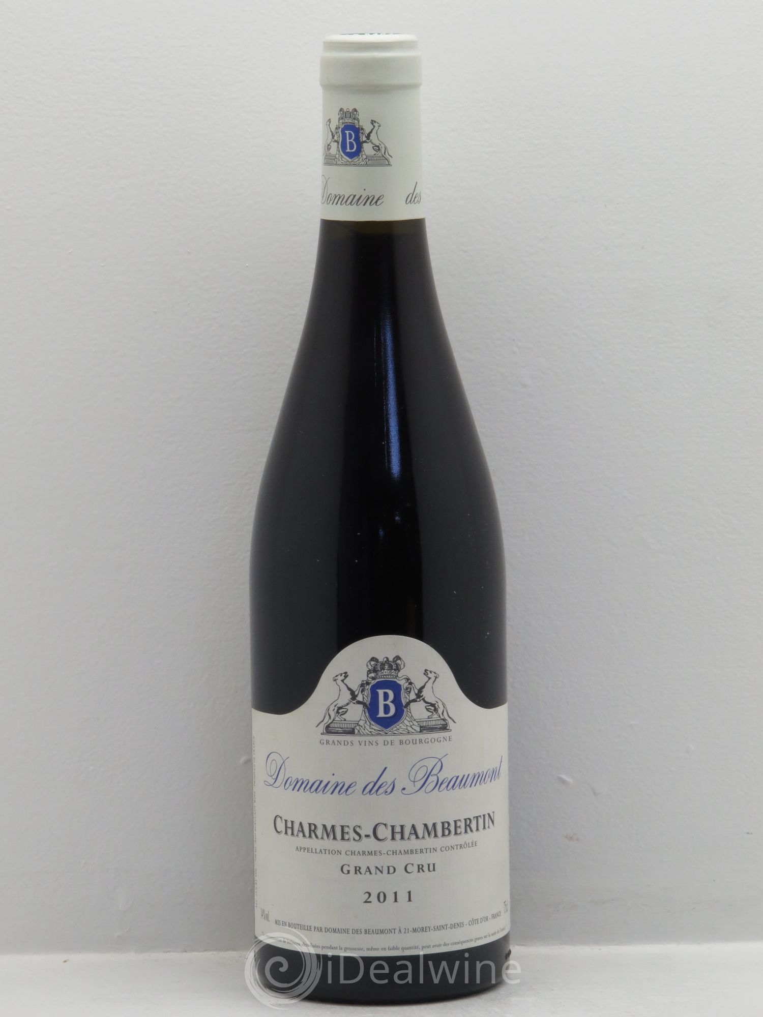 Charmes-Chambertin Grand Cru Domaine des Beaumont (sans prix de réserve) 2011 - Posten von 1 Flasche - 0