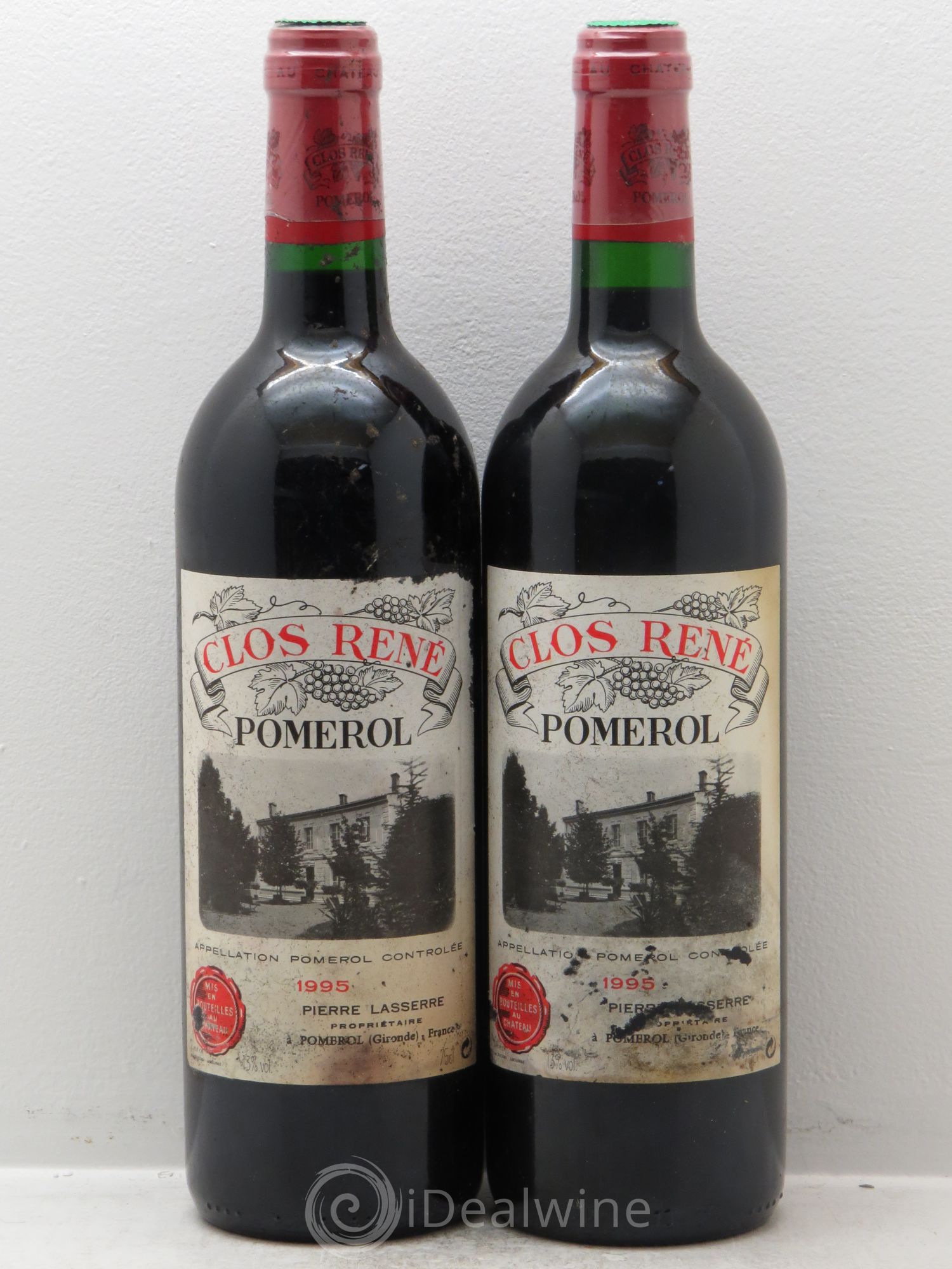 Clos René (sans prix de réserve) 1995 - Lot de 2 bouteilles - 0