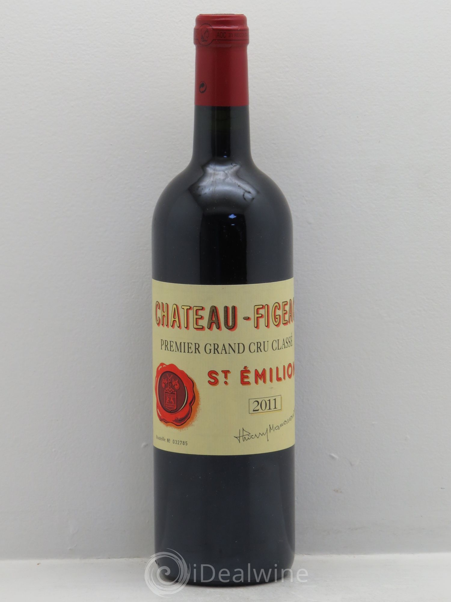 Château Figeac 1er Grand Cru Classé A (sans prix de réserve) 2011 - Lot de 1 bouteille - 0