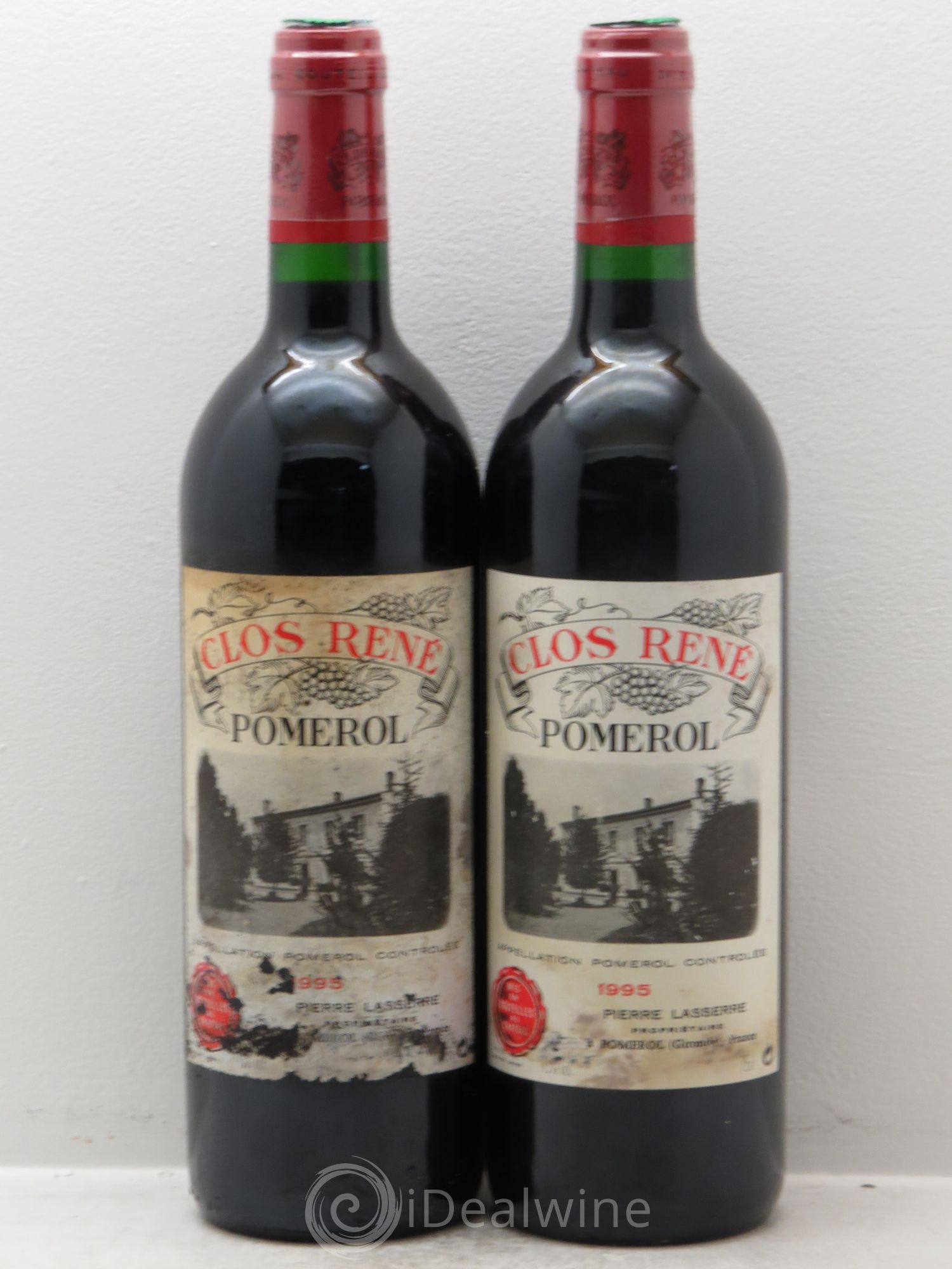 Clos René (sans prix de réserve) 1995 - Lot de 2 bouteilles - 0