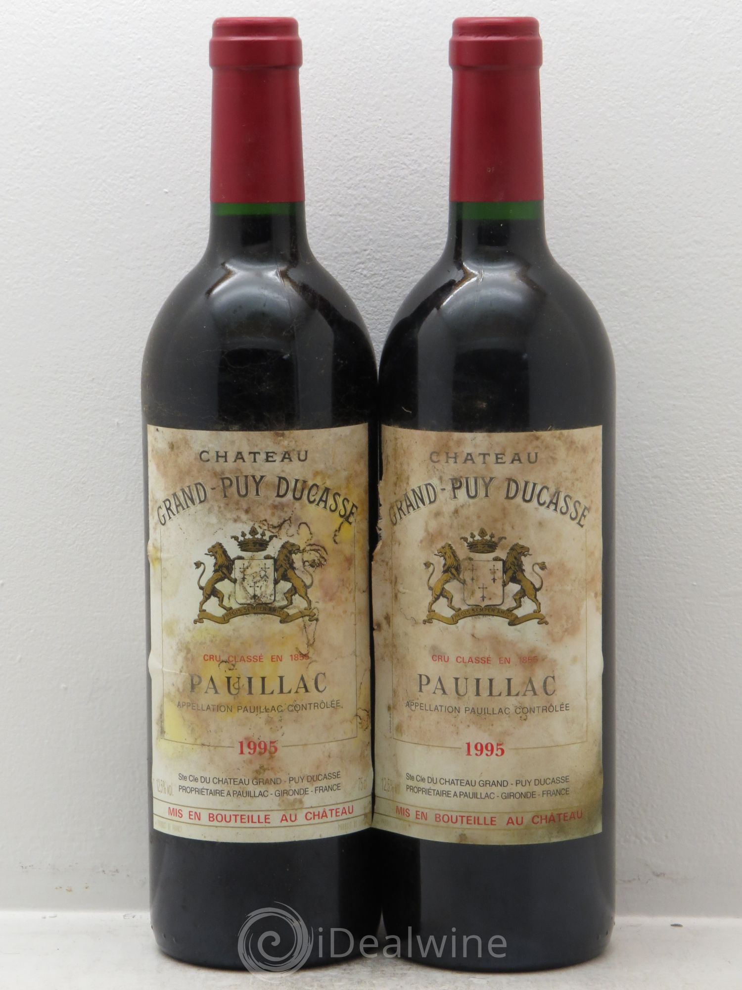 Château Grand Puy Ducasse 5ème Grand Cru Classé (sans prix de réserve) 1995 - Lot de 2 bouteilles - 0
