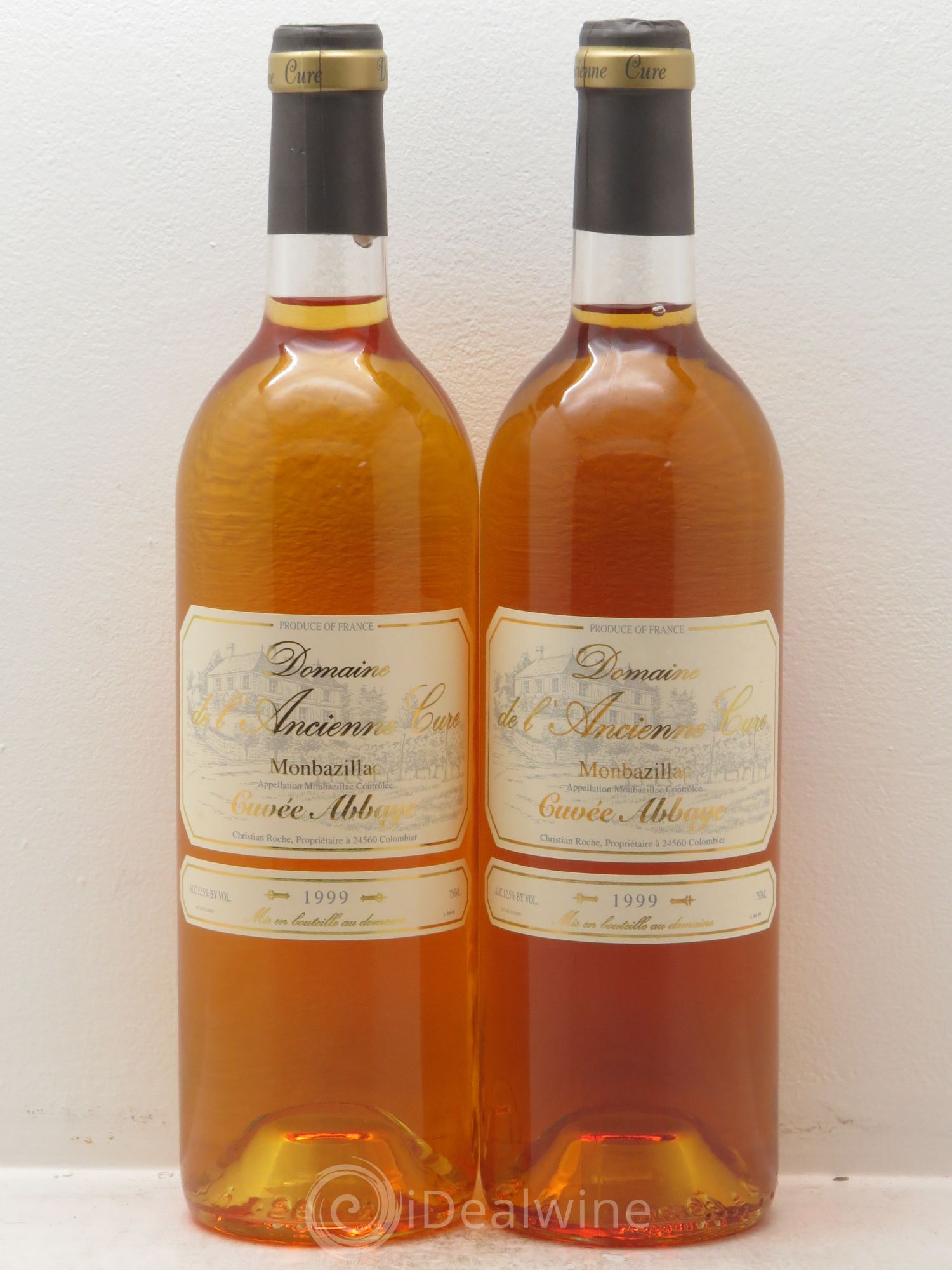 Monbazillac Ancienne cure - Cuvée Abbaye (sans prix de réserve) 1999 - Lotto di 2 bottiglie - 0