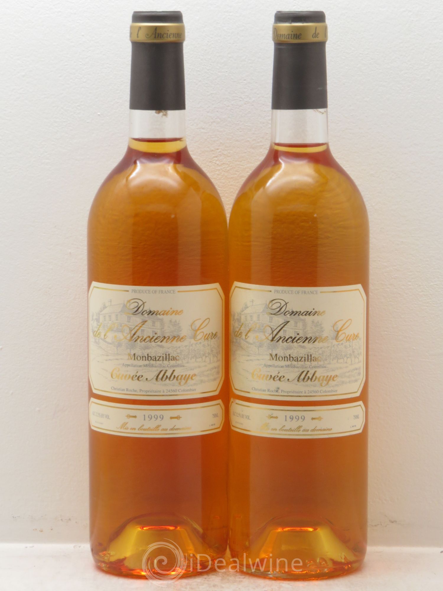 Monbazillac Ancienne cure - Cuvée Abbaye (sans prix de réserve) 1999 - Lotto di 2 bottiglie - 0