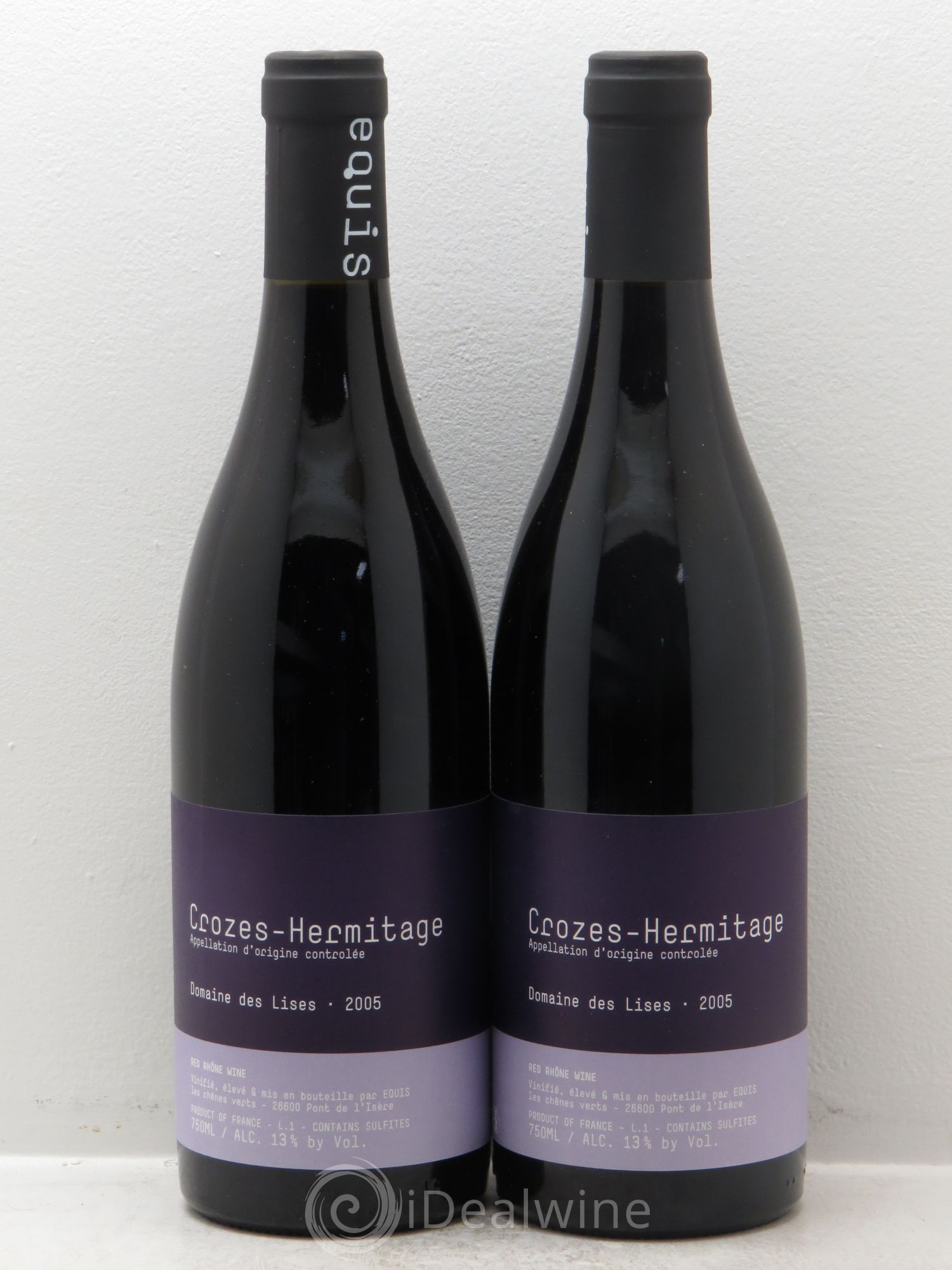 Crozes-Hermitage Lises (Domaine des) (sans prix de réserve) 2005 - Lot de 2 bouteilles - 0