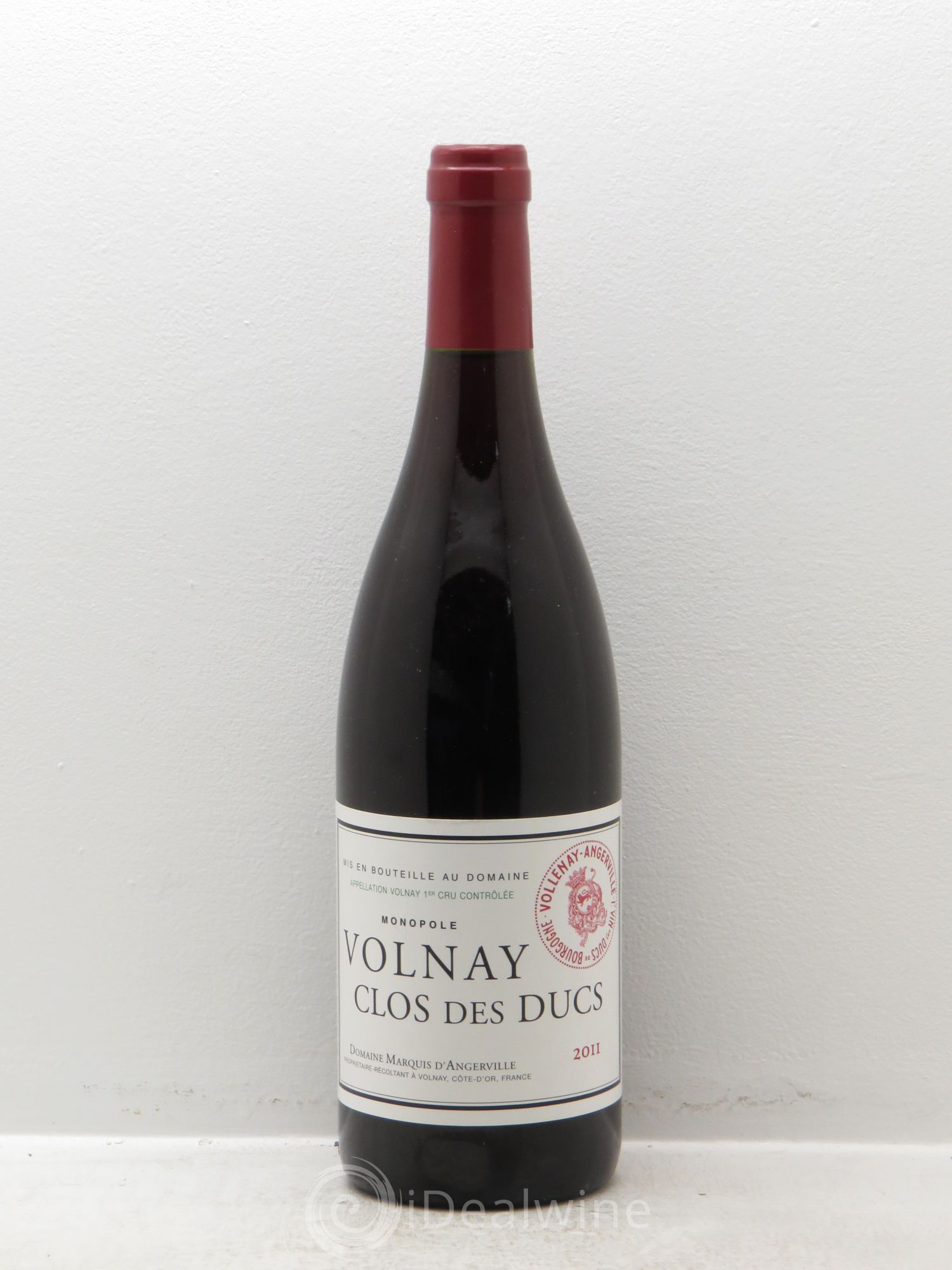Volnay 1er Cru Clos des Ducs Marquis d'Angerville (Domaine) (sans prix de réserve) 2011 - Lot de 1 bouteille - 0