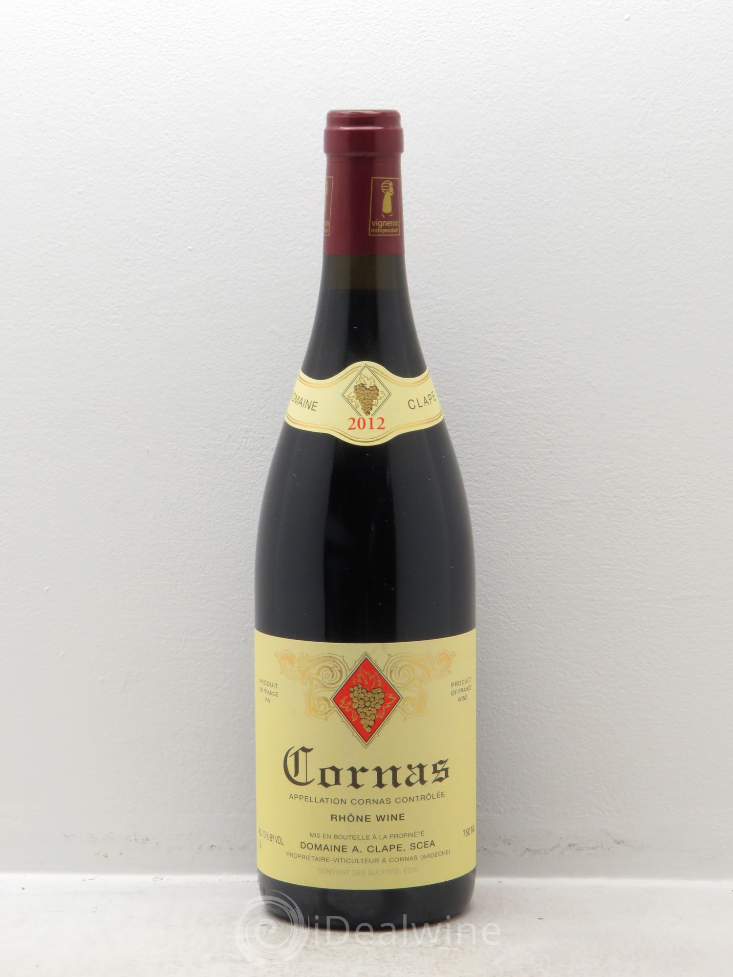 Cornas Auguste Clape (sans prix de réserve) 2012 - Lot de 1 bouteille - 0