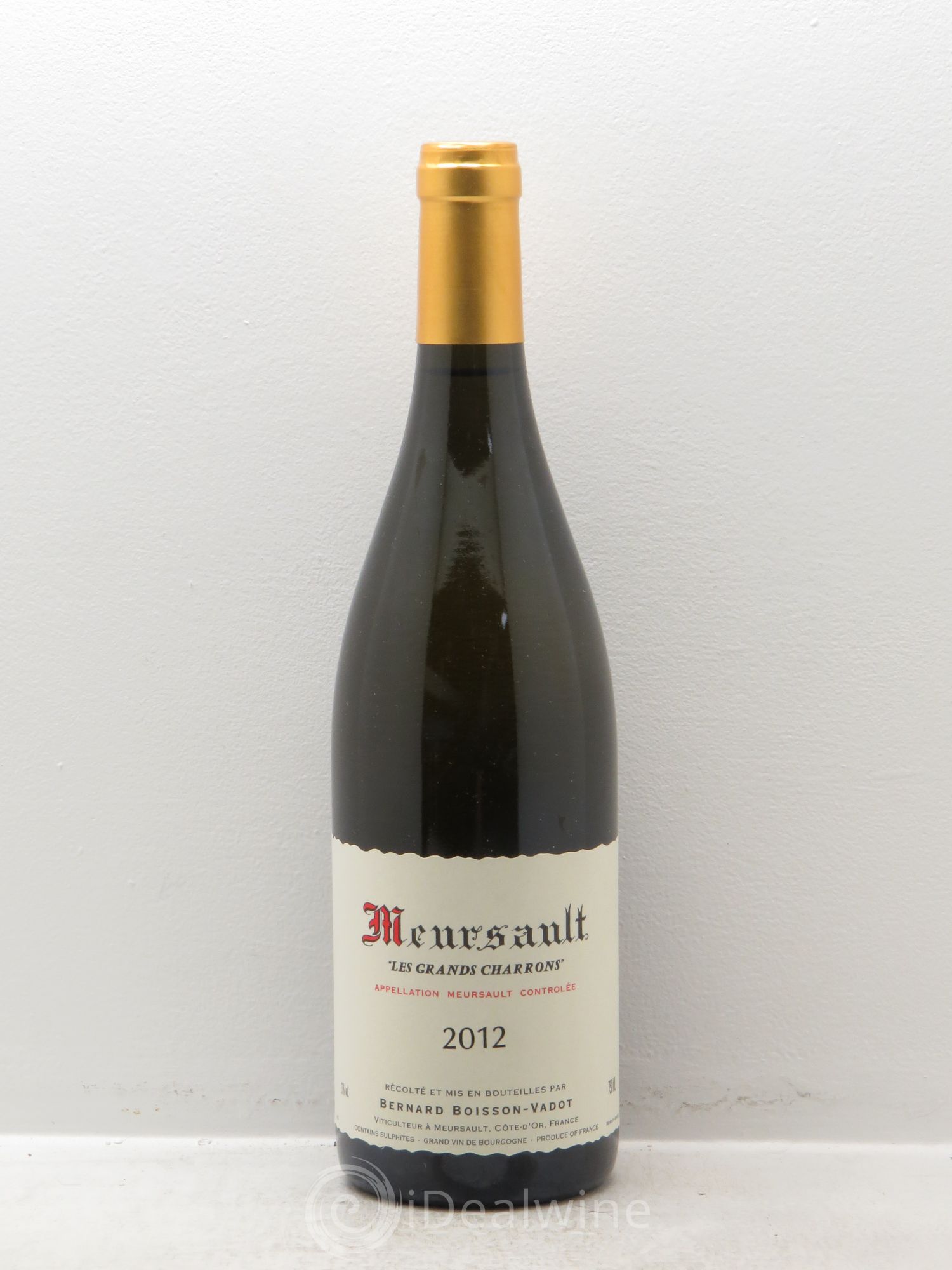 Meursault Les Grands Charrons - Boisson Vadot (sans prix de réserve) 2012 - Posten von 1 Flasche - 0