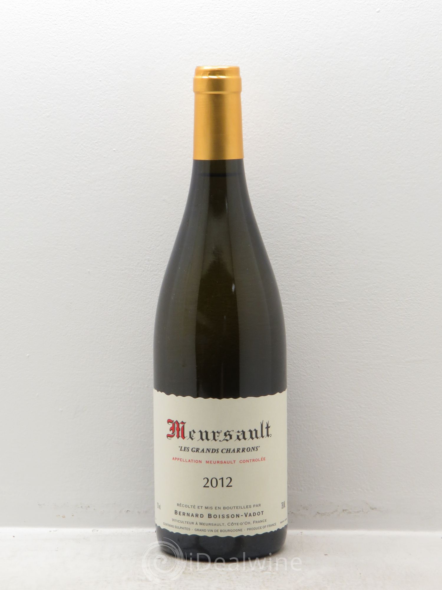 Meursault Les Grands Charrons - Boisson Vadot (sans prix de réserve) 2012 - Posten von 1 Flasche - 0