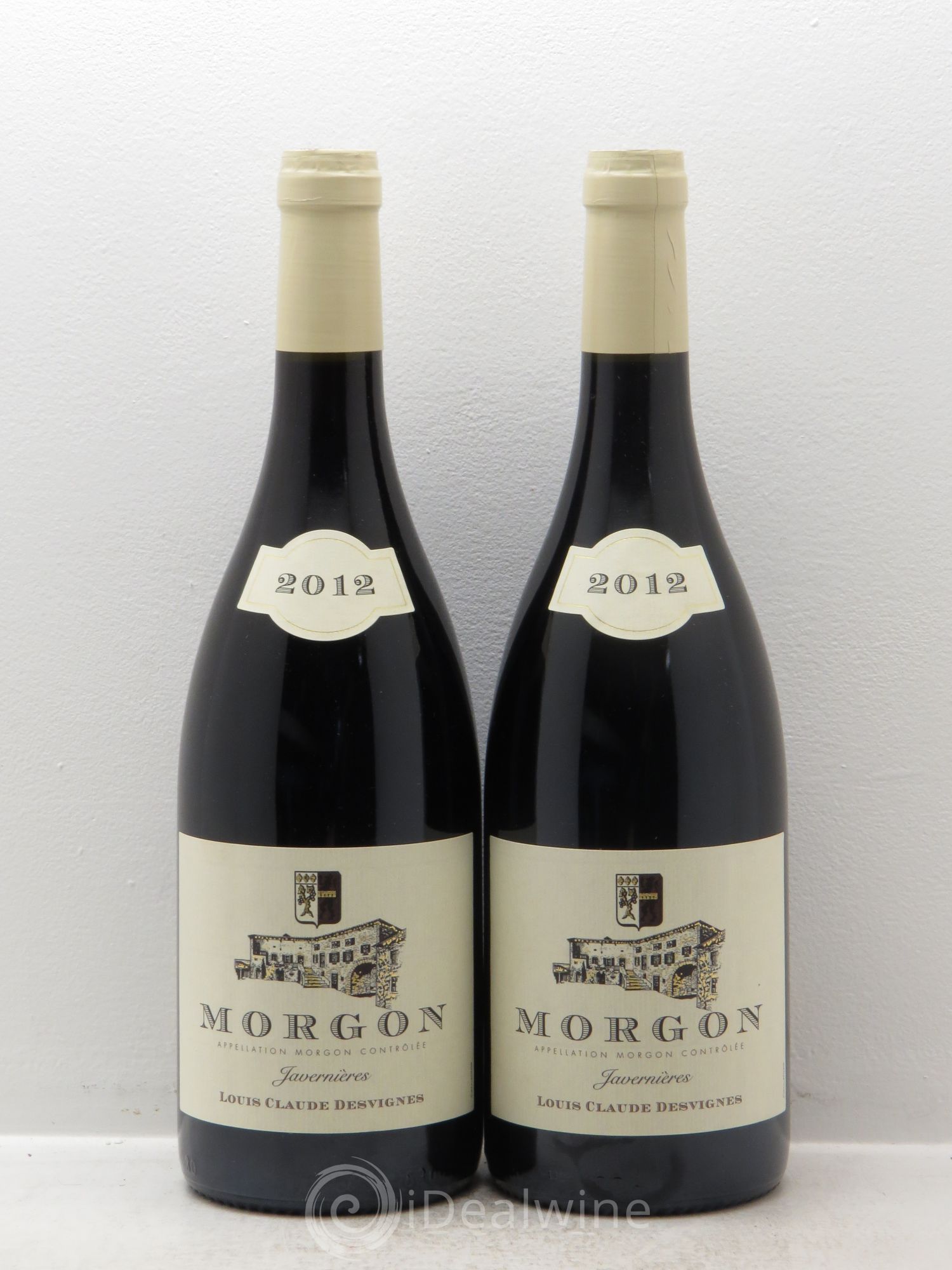 Morgon Côte de Py Javernières Louis-Claude Desvignes (sans prix de réserve) 2012 - Lot de 2 bouteilles - 0