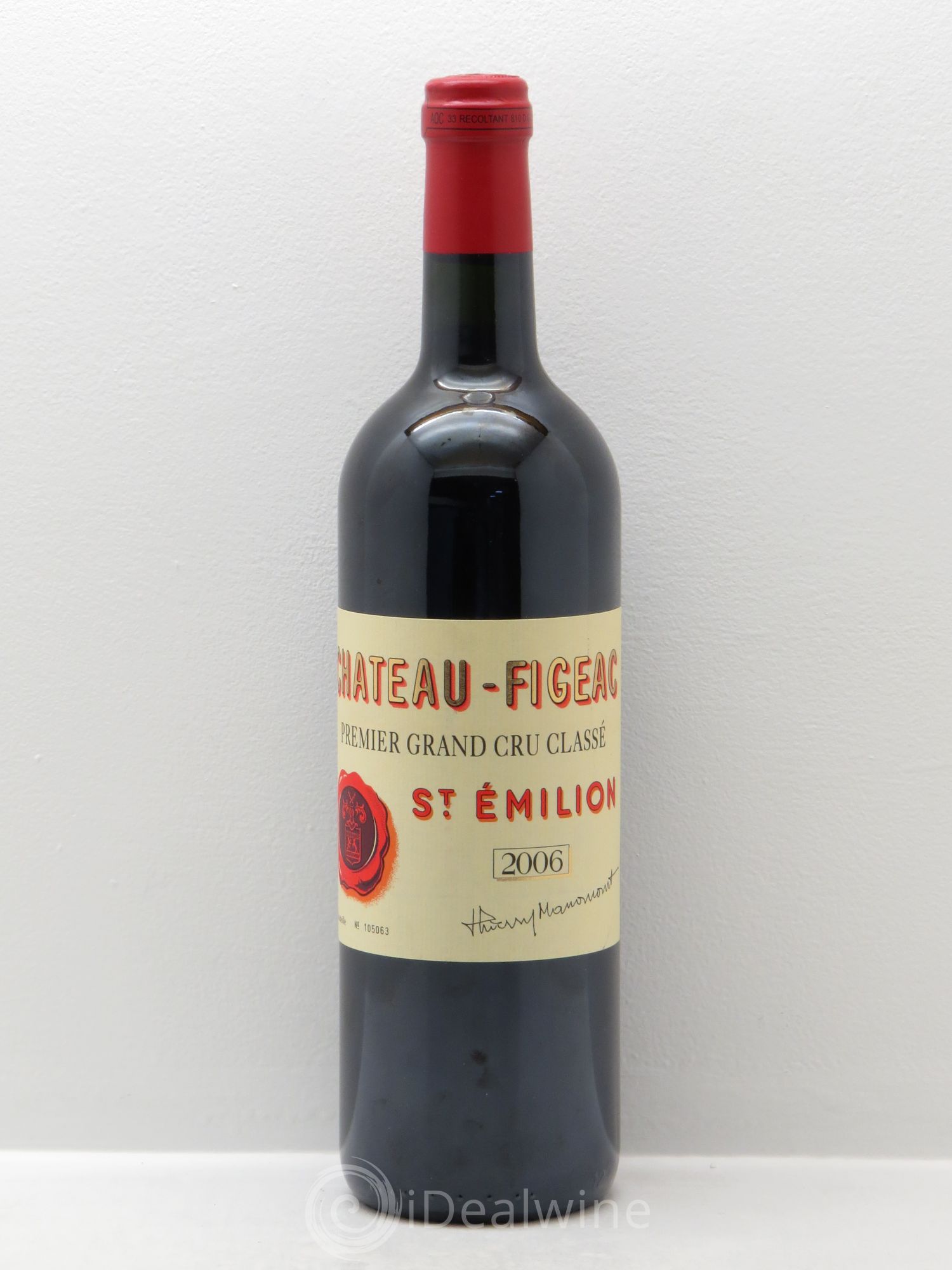 Château Figeac 1er Grand Cru Classé A 2006 - Lot de 1 bouteille - 0